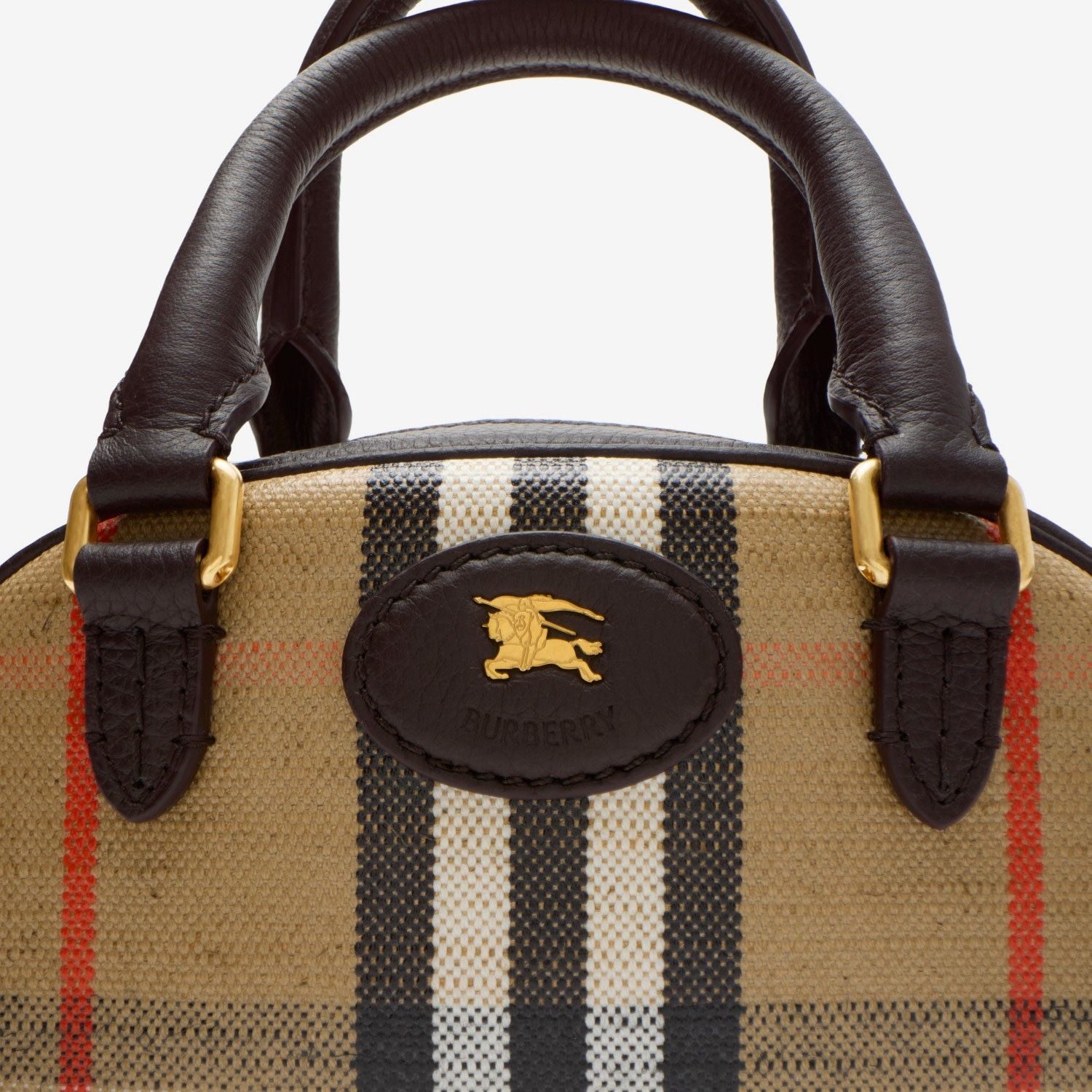 BURBERRY Highlands Mini Bowling Bag