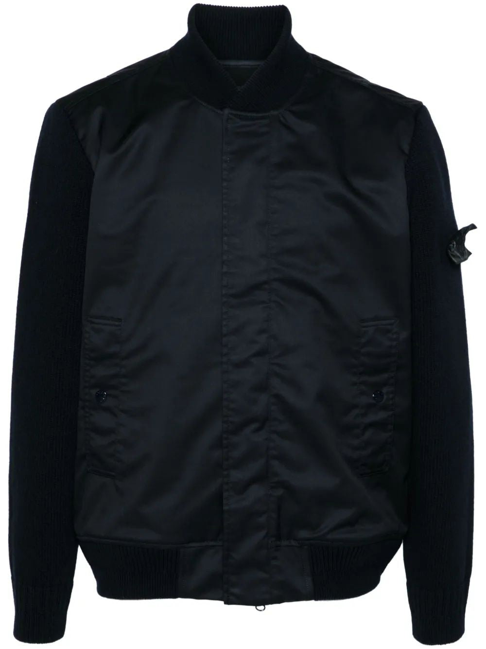 STONE ISLAND Panelled Bomber Jacket
