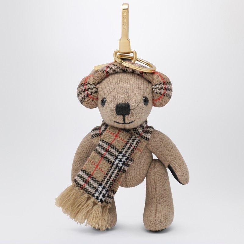 BURBERRY Mini Bear Charm Keyring