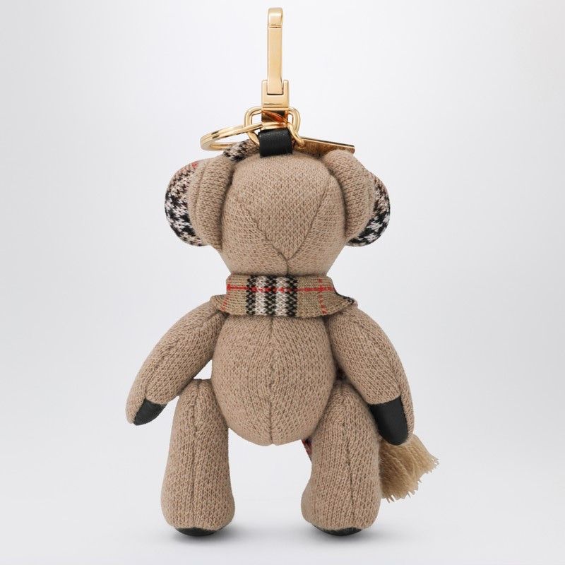 BURBERRY Mini Bear Charm Keyring