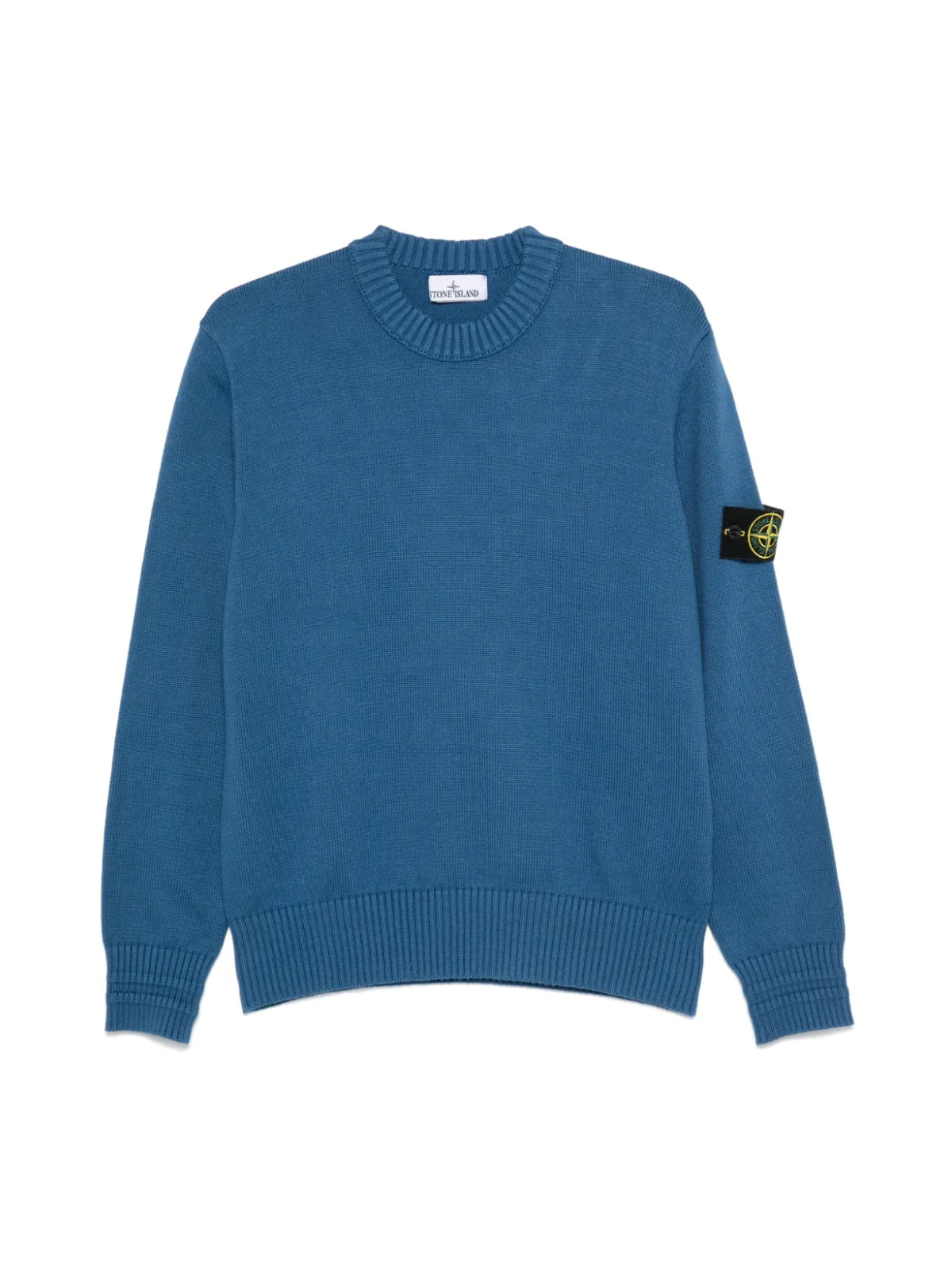 STONE ISLAND Compass Logo Patch Long Sleeve Sweater for Men