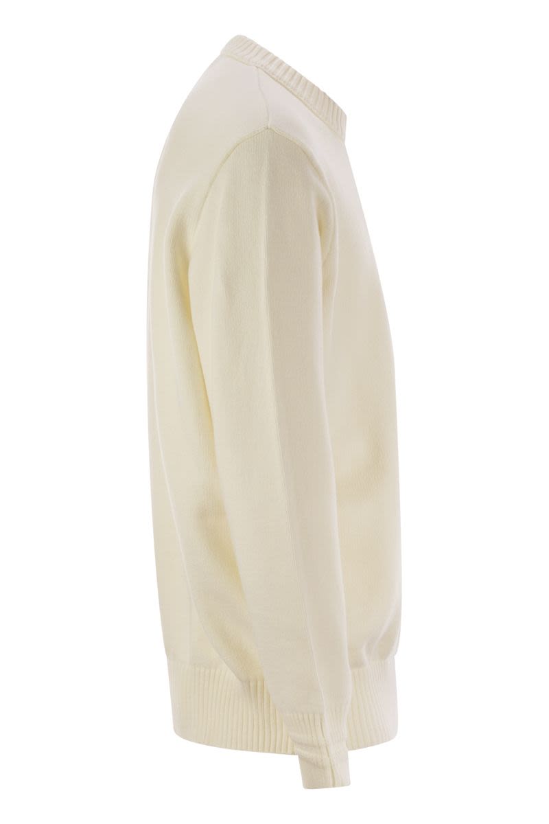 STONE ISLAND Regular-Cut Crew Neck Jumper for Men