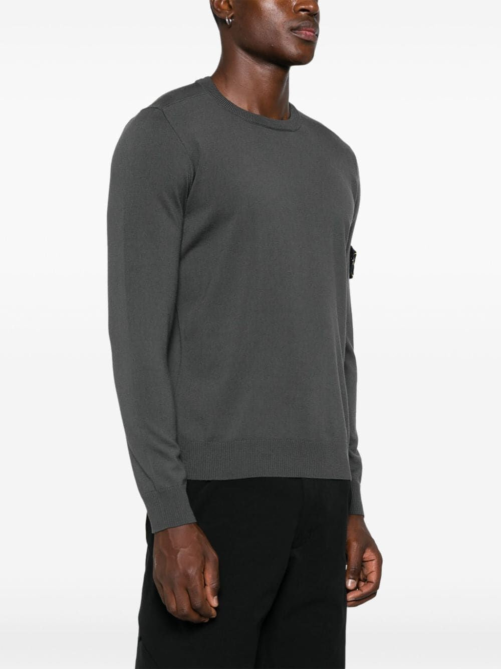 STONE ISLAND Round Neck Jumper for Men - Premium Wool Blend