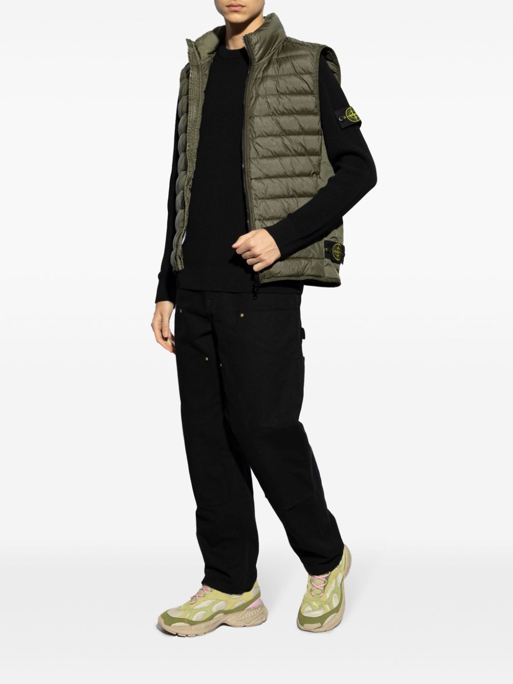 STONE ISLAND Men's Premium Virgin Wool Sweater