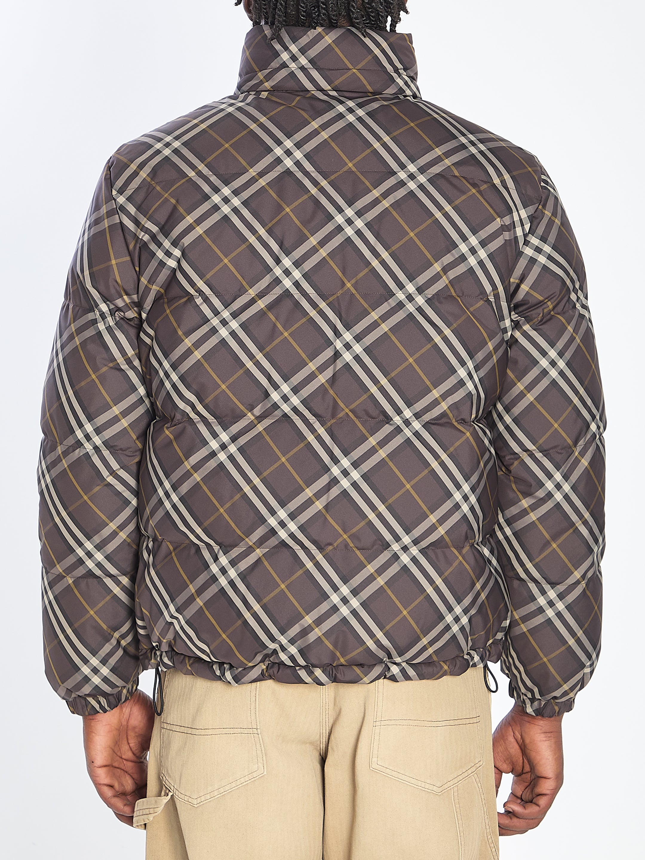 BURBERRY Reversible Check Puffer Jacket - Size L