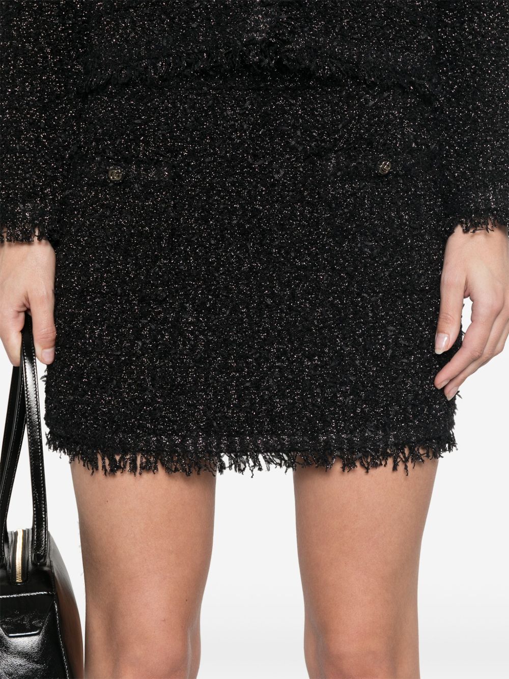 GUCCI Frayed Hem Mini Skirt