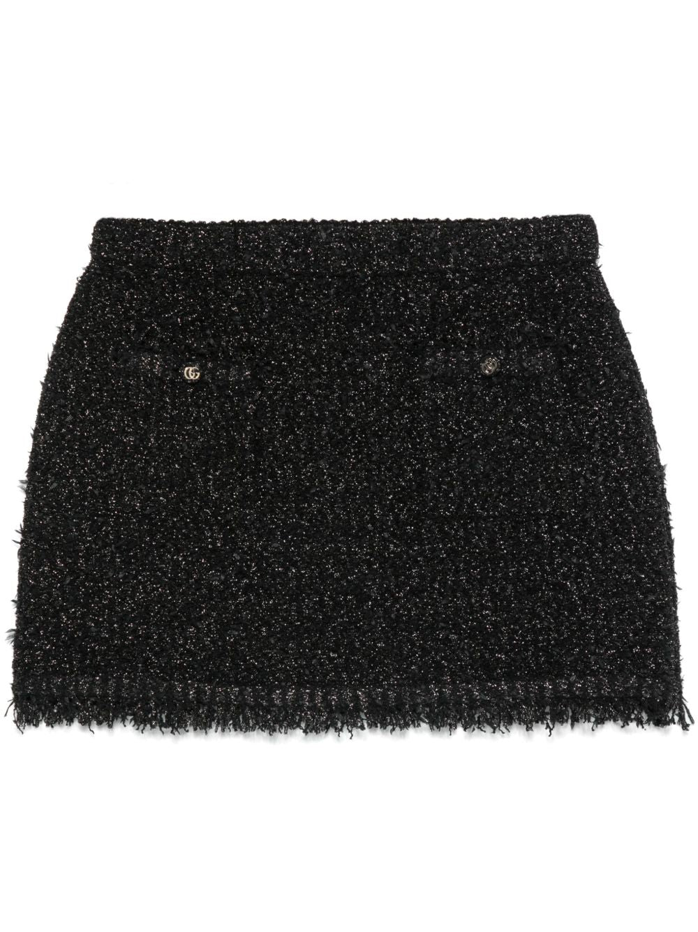 GUCCI Frayed Hem Mini Skirt