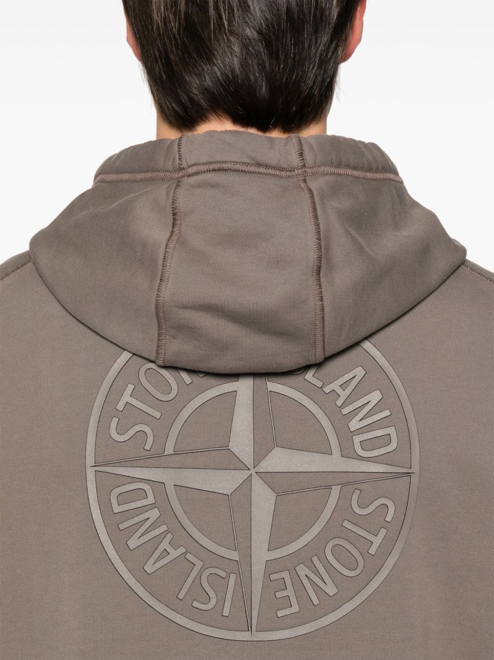 STONE ISLAND Logo Cotton Hoodie - FW24 Men’s Collection