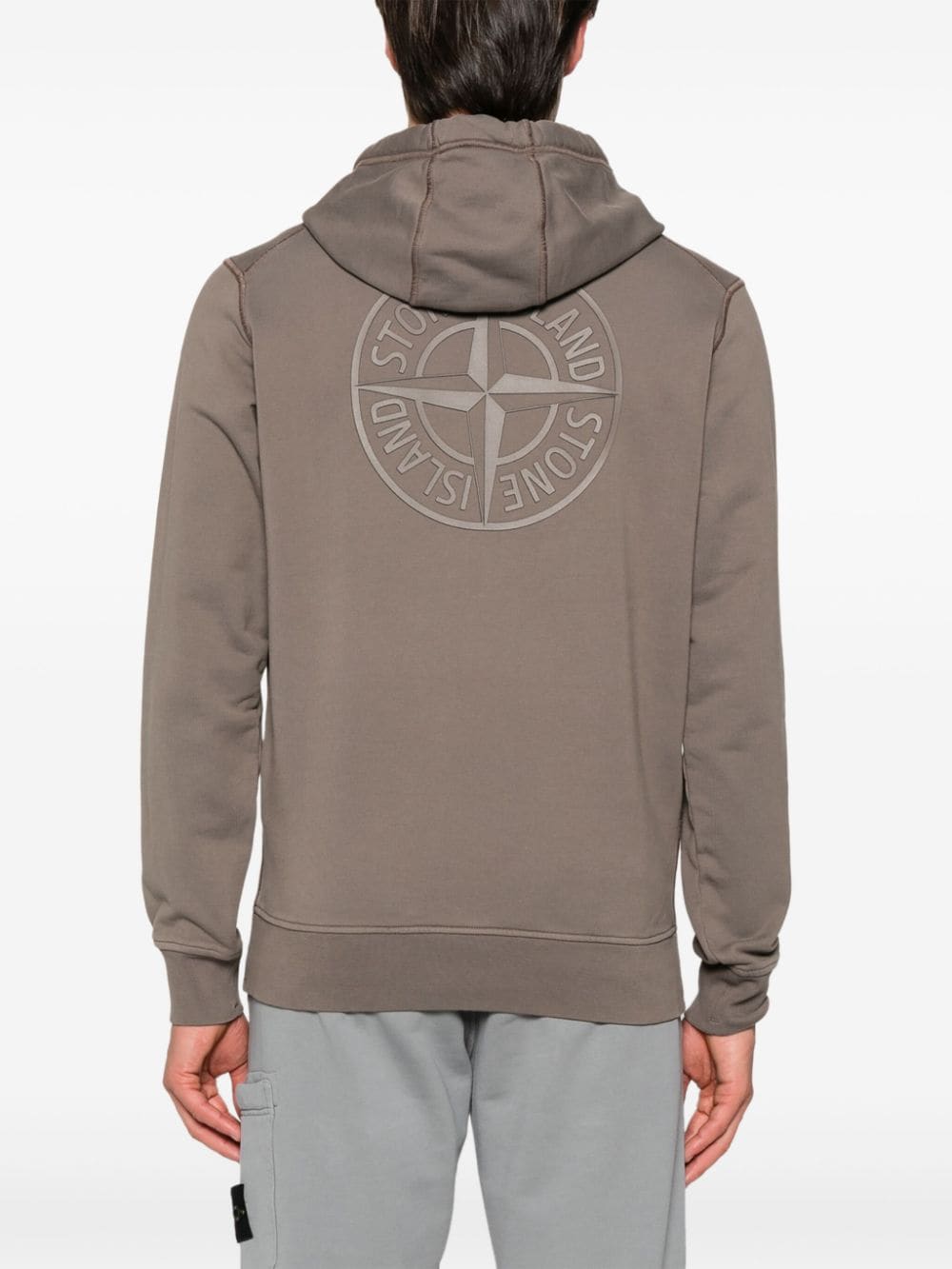 STONE ISLAND Logo Cotton Hoodie - FW24 Men’s Collection