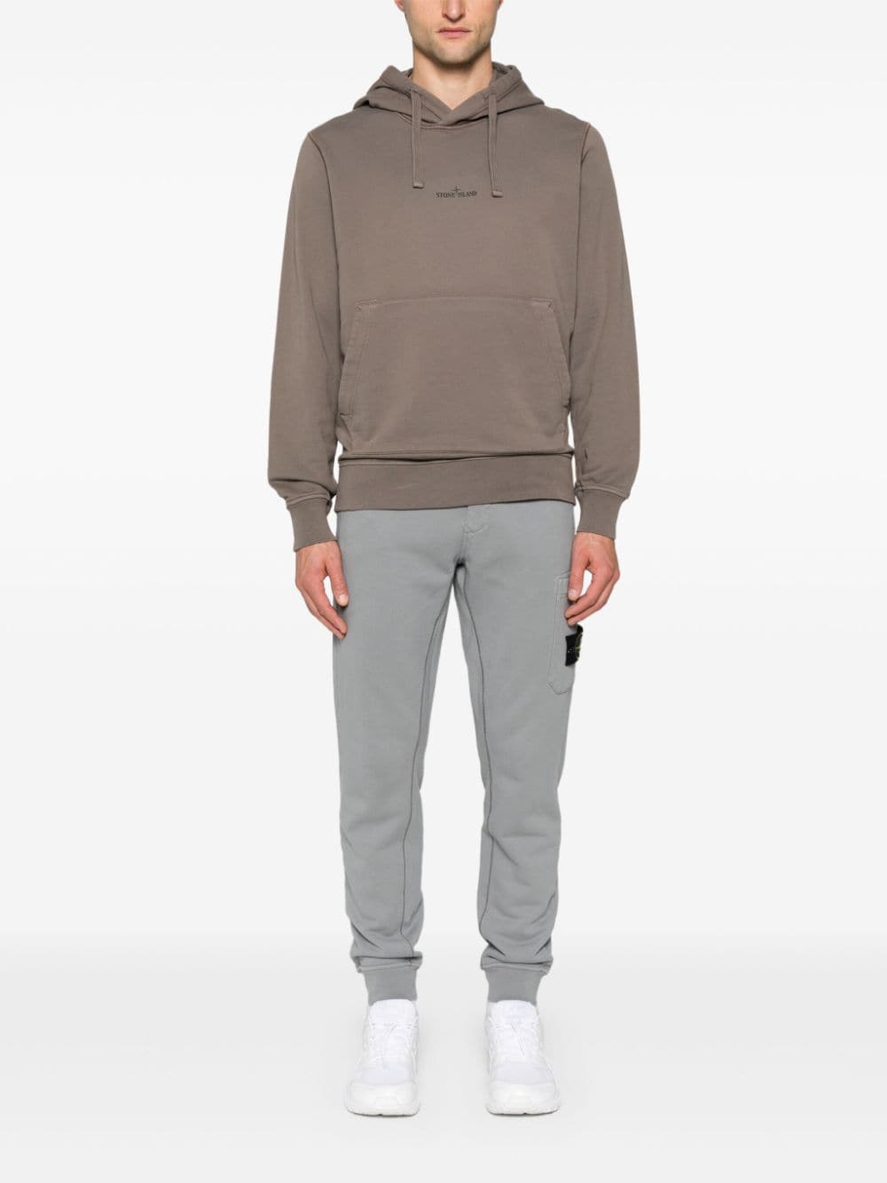 STONE ISLAND Logo Cotton Hoodie - FW24 Men’s Collection