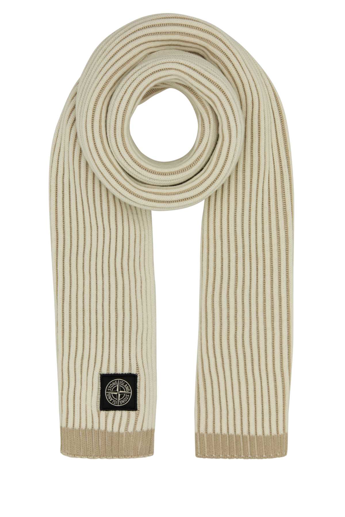 STONE ISLAND Two Tone Wool Scarf for Men