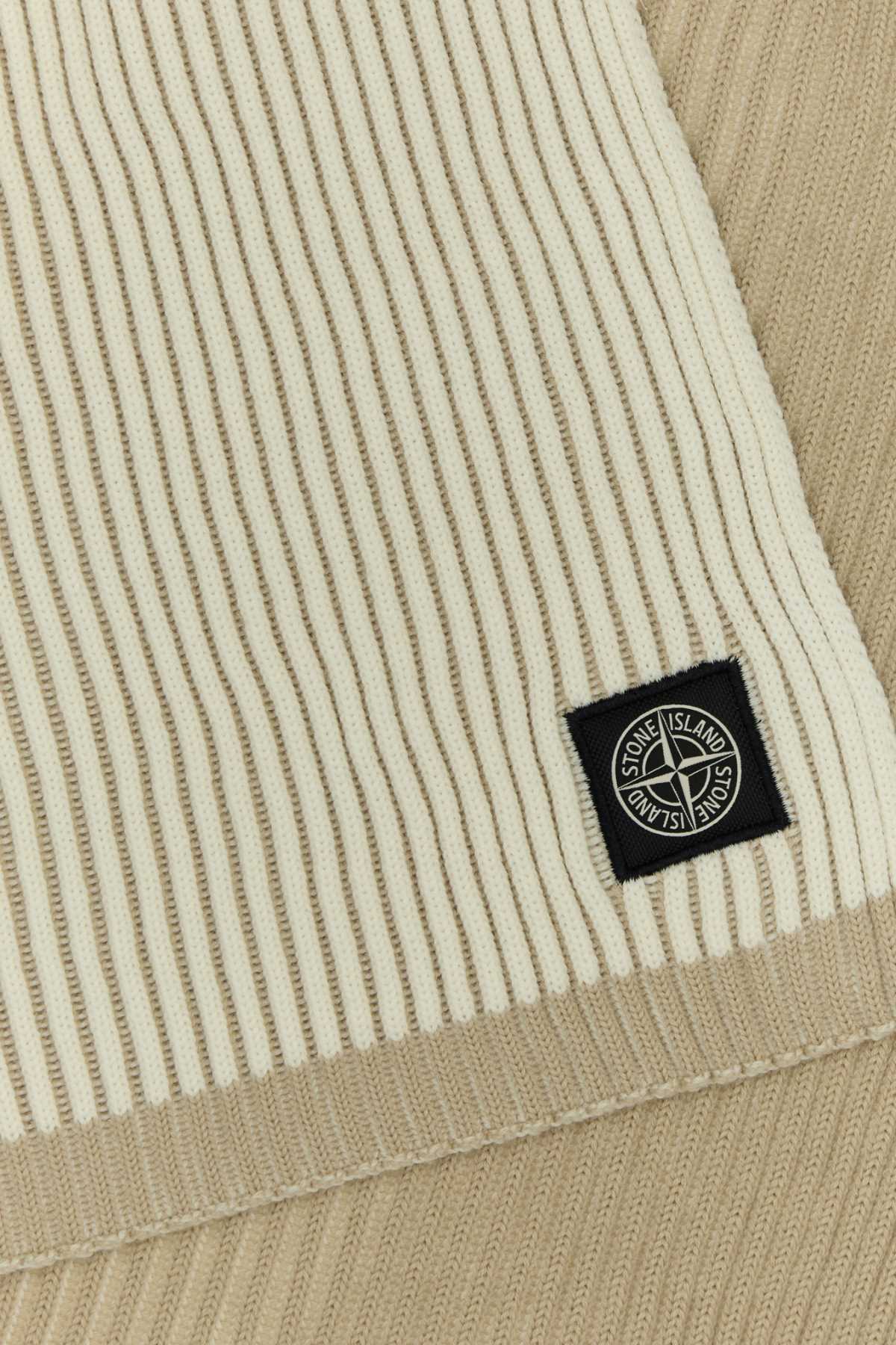 STONE ISLAND Two Tone Wool Scarf for Men