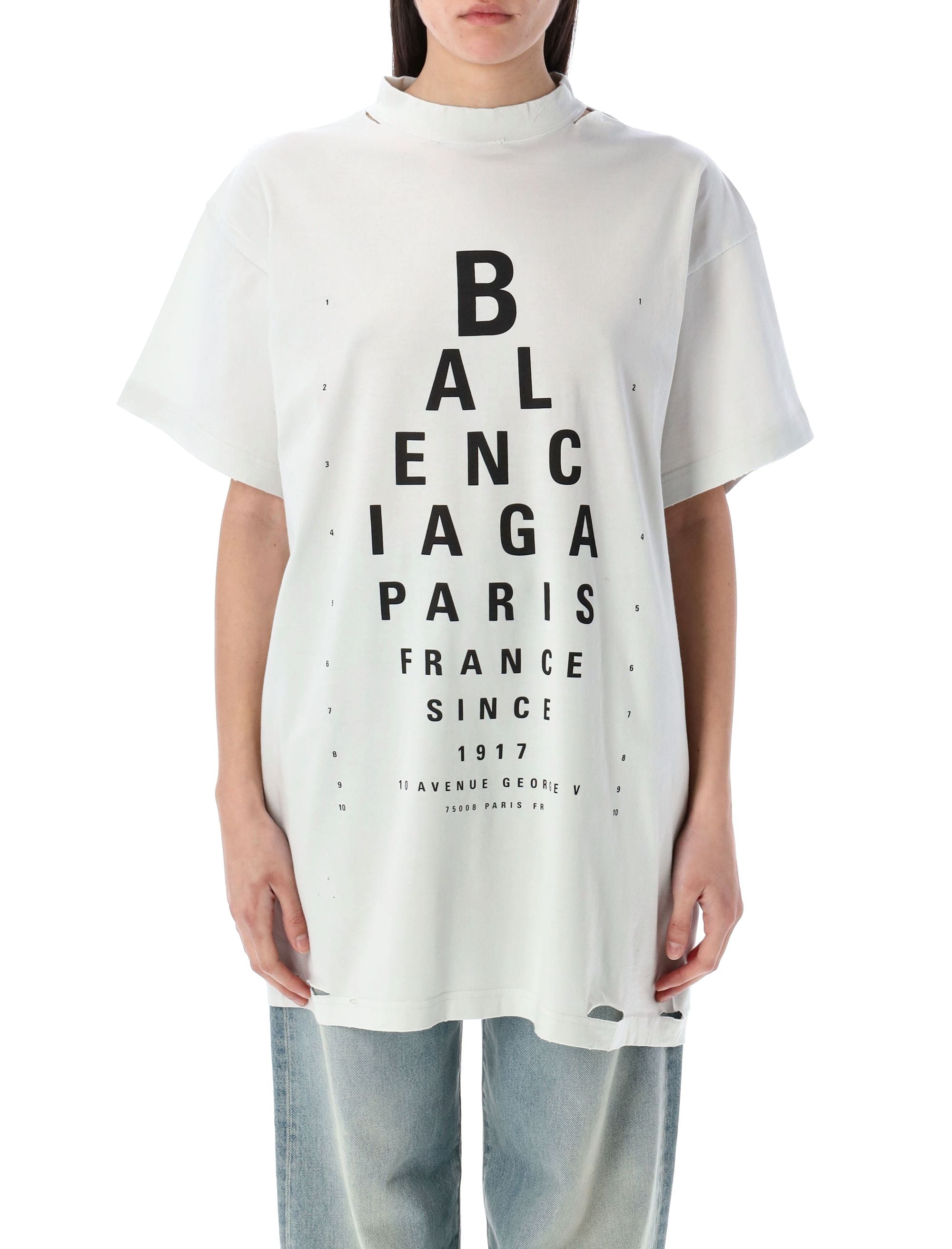 BALENCIAGA Oversized Distressed T-Shirt