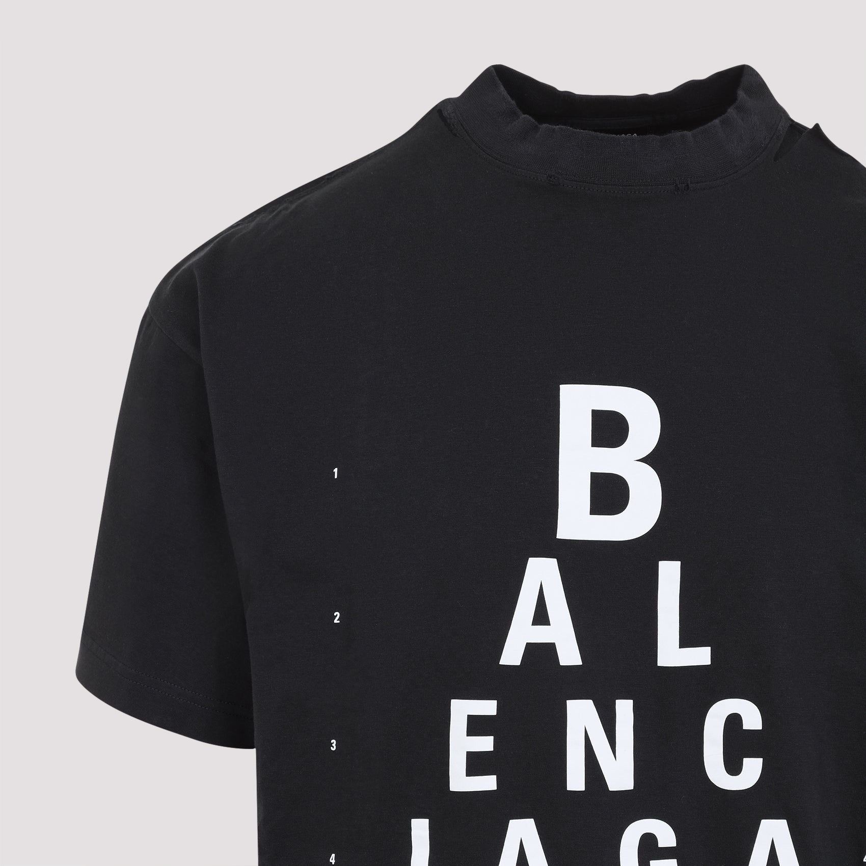 BALENCIAGA Oversized Optical Artwork T-Shirt - Size 1