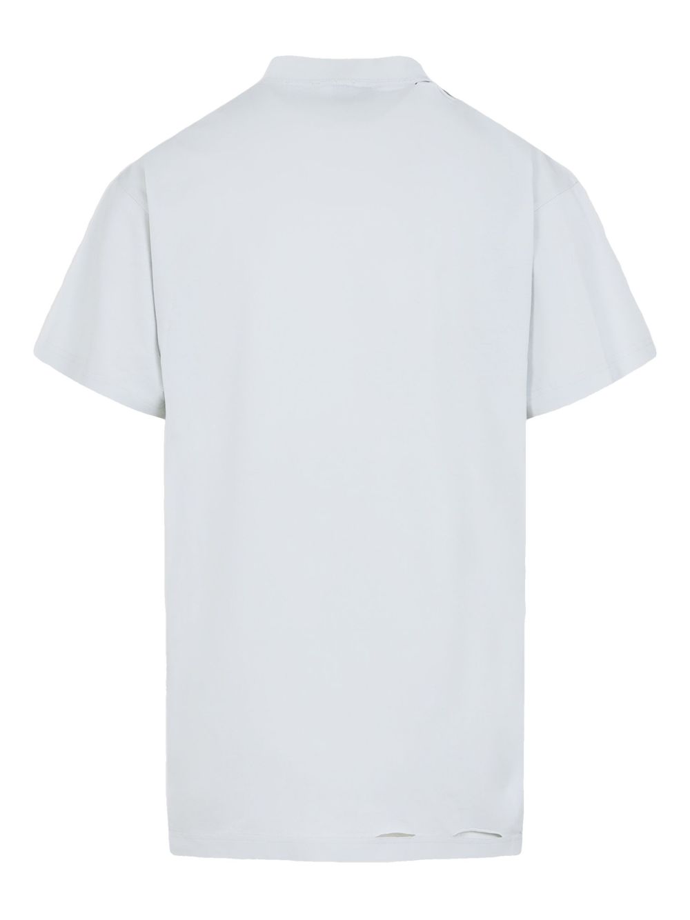 BALENCIAGA Optical Cotton Mock Neck T-Shirt