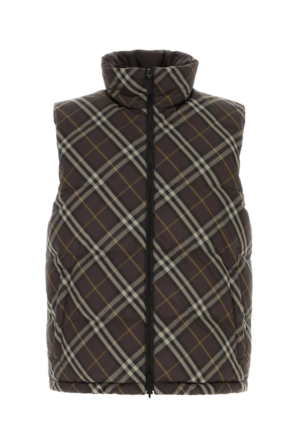 BURBERRY Men's Snowshill Check Reversible Vest