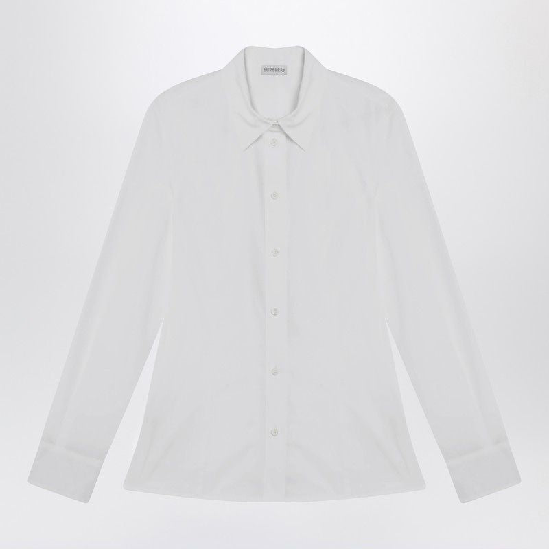 BURBERRY Slim Fit Cotton Poplin Shirt for Women