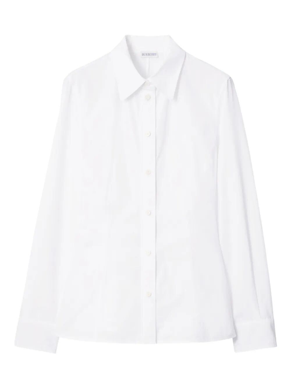 BURBERRY Women's Eliza Cotton Shirt with Drop Waist