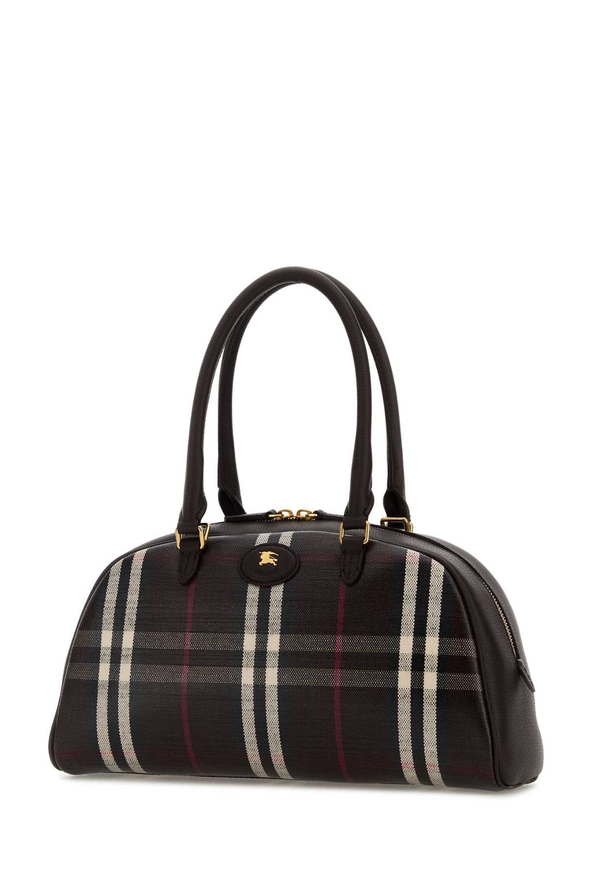 BURBERRY Medium Checked Highlands Handbag