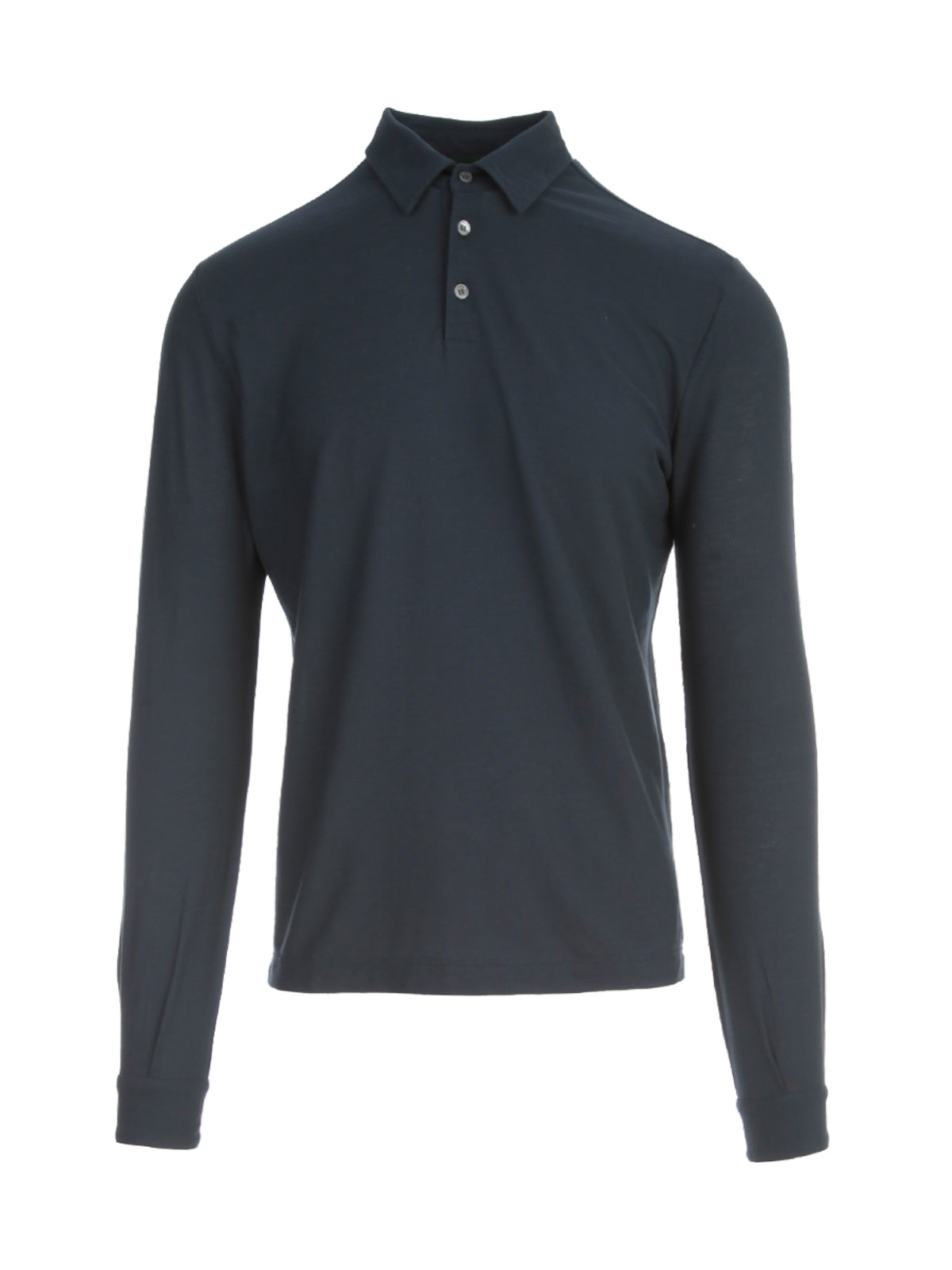 ZANONE Men's Long Sleeve Polo Shirt