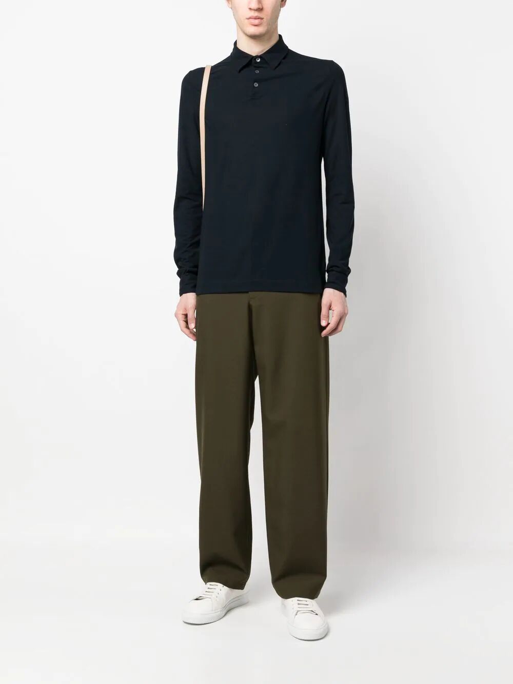 ZANONE Stylish Long Sleeves Polo for Men - Perfect for Spring/Summer 2025