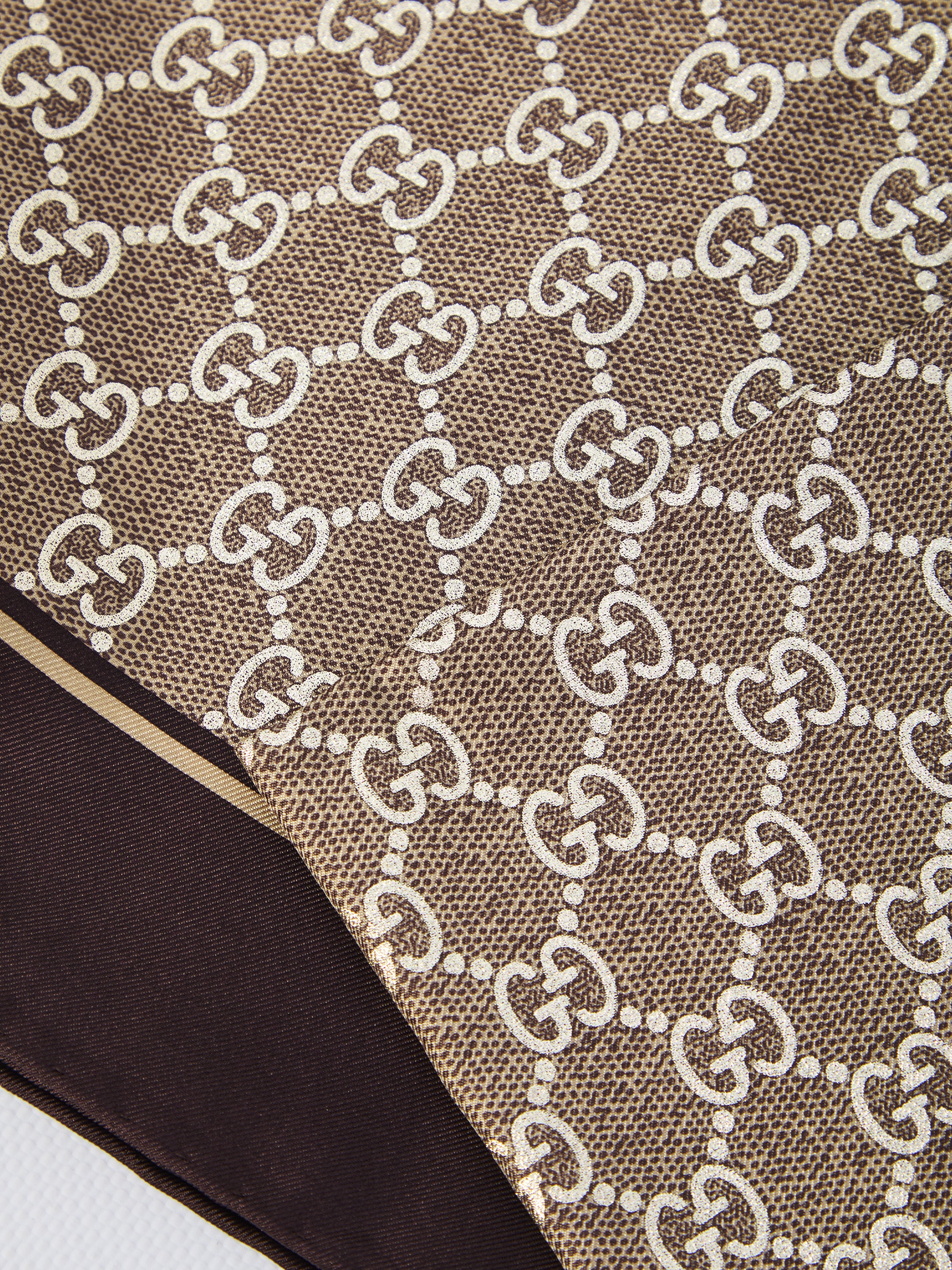 GUCCI Signature GG Supreme Square Scarf