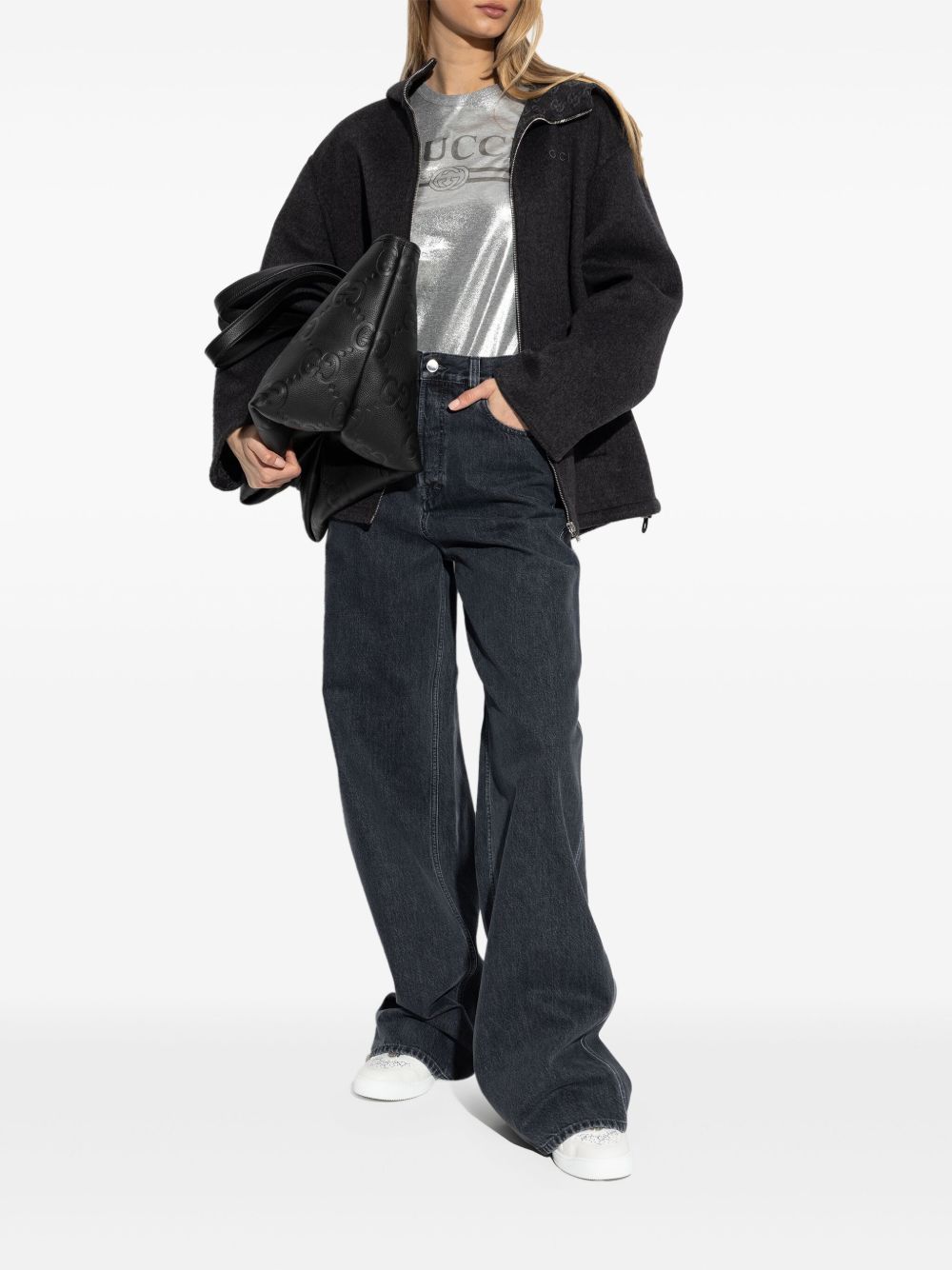 GUCCI Wide Leg Denim Pants - Size 26