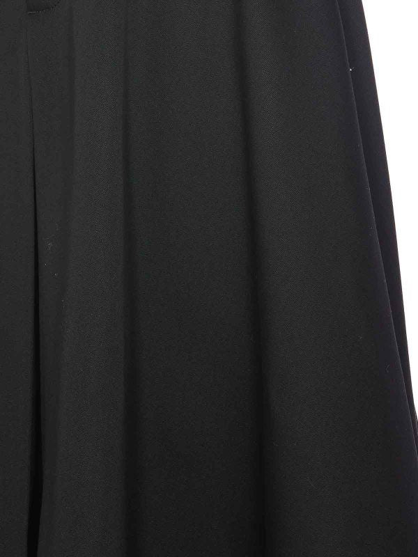 BOTTEGA VENETA Grain of Poudre Wool Skirt - Size 40