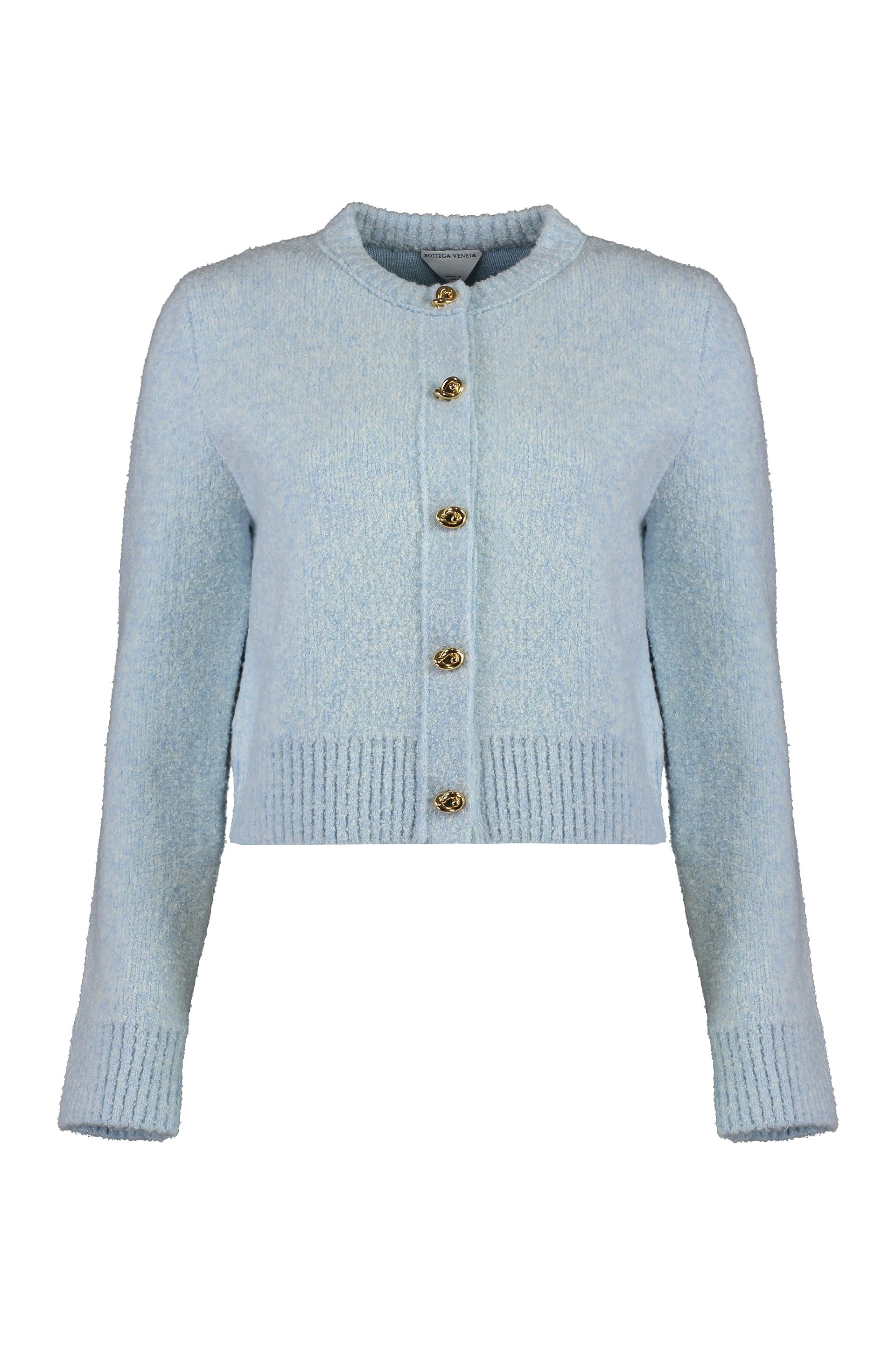 BOTTEGA VENETA Chic Cardigan in Bouclé Wool