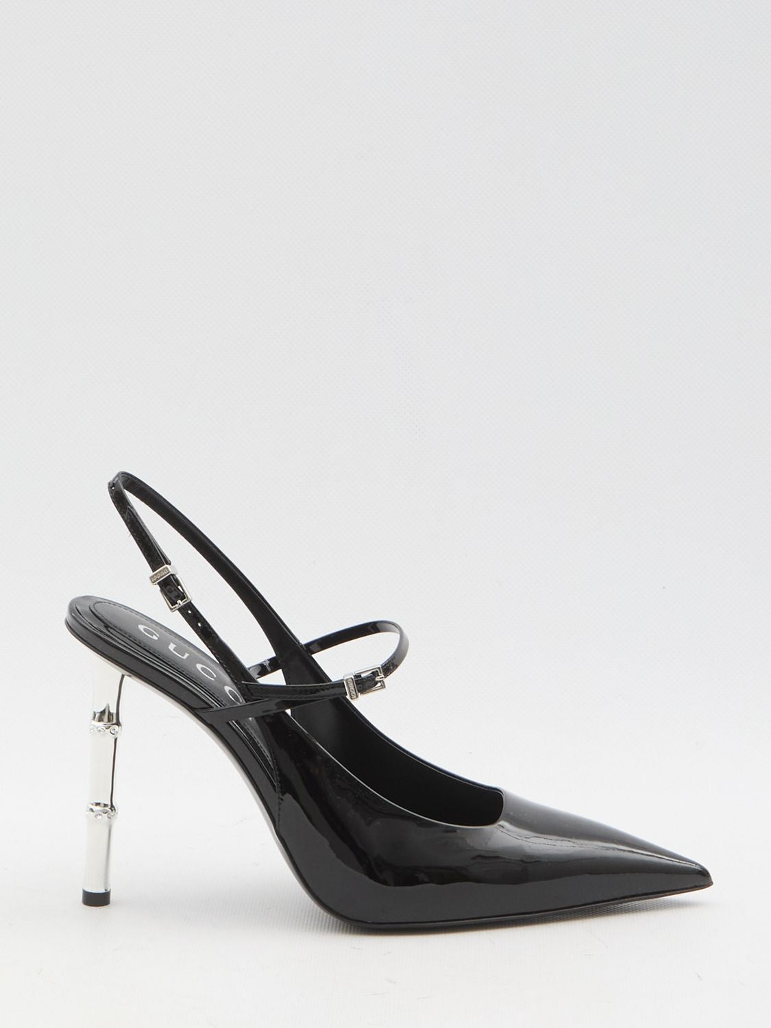 GUCCI Pointed-Toe Pumps with Bamboo-Effect Stiletto Heel - 10.5cm