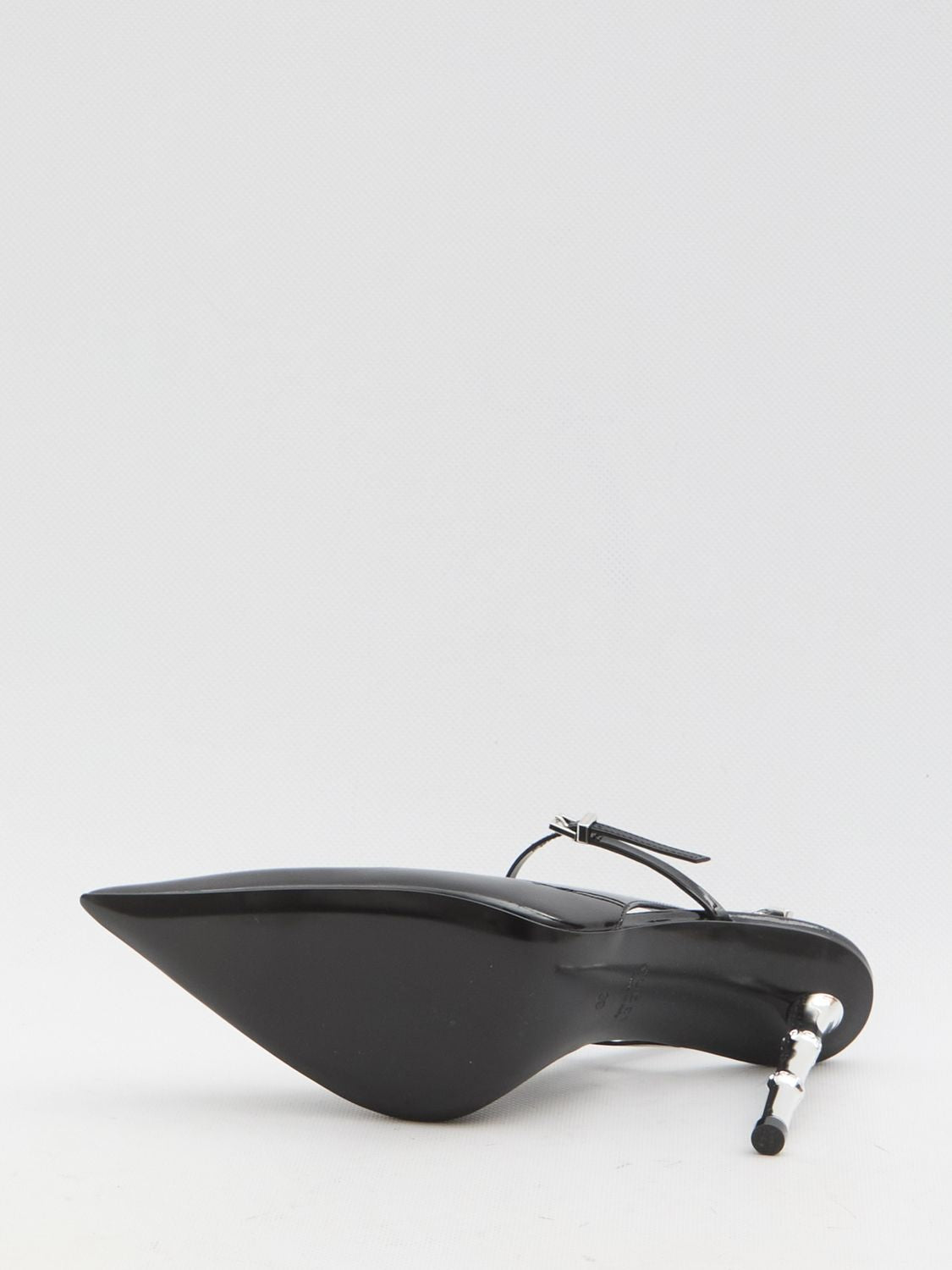 GUCCI Pointed-Toe Pumps with Bamboo-Effect Stiletto Heel - 10.5cm