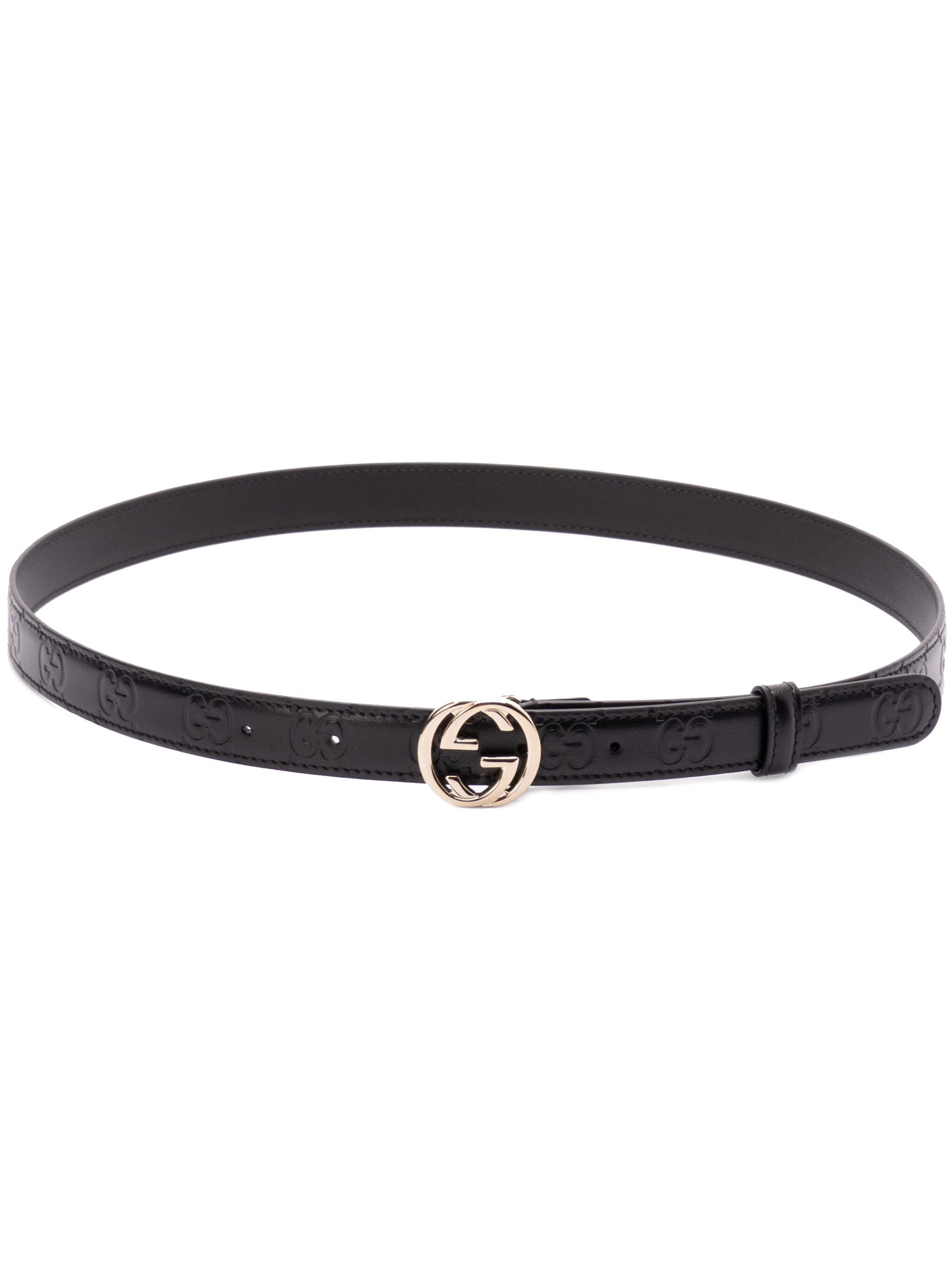 GUCCI Interlocking G Buckle Belt - 2 cm Width
