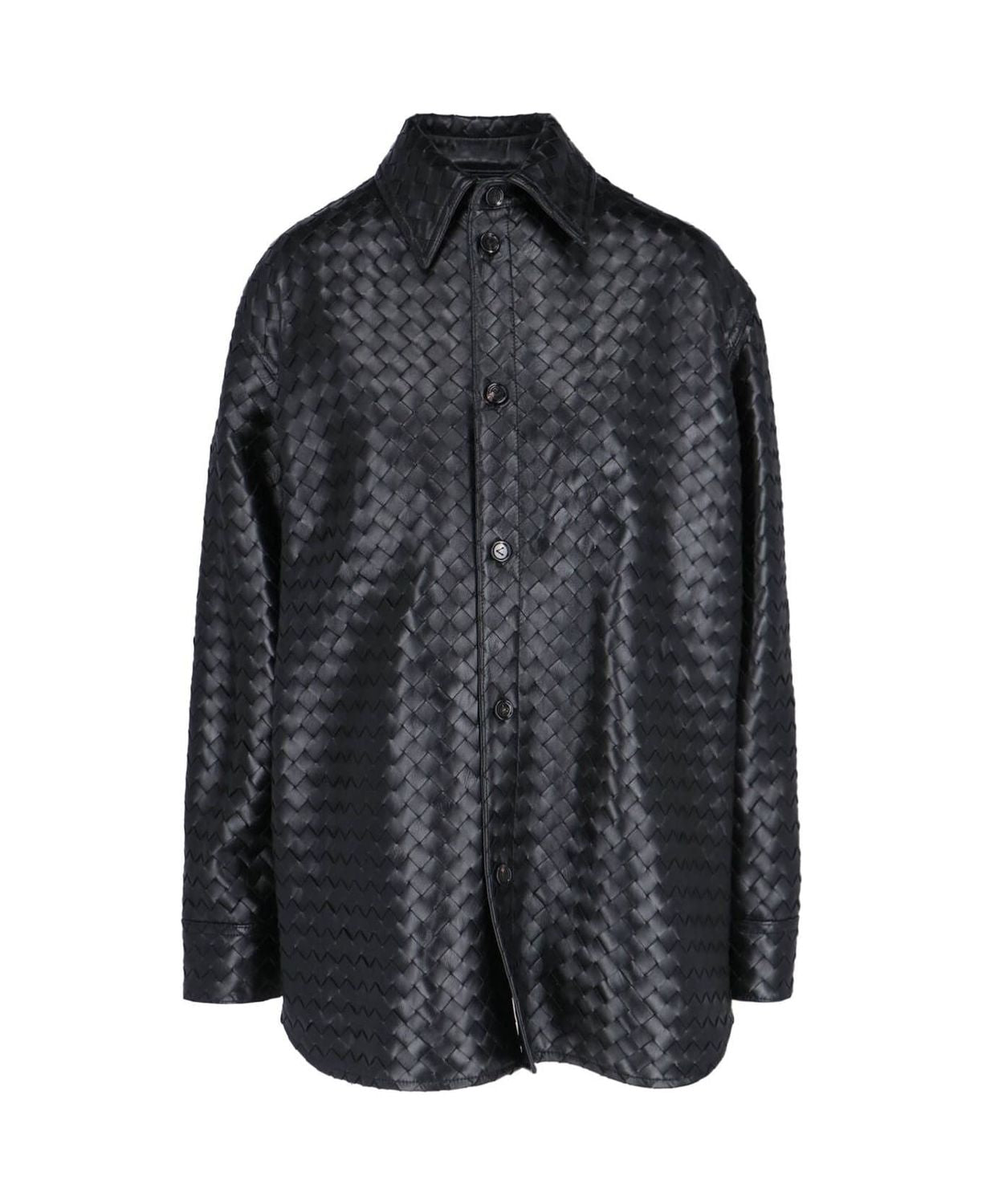 BOTTEGA VENETA Woven Overshirt - Size 40 IT