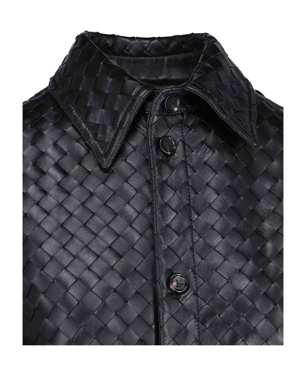 BOTTEGA VENETA Woven Overshirt - Size 40 IT
