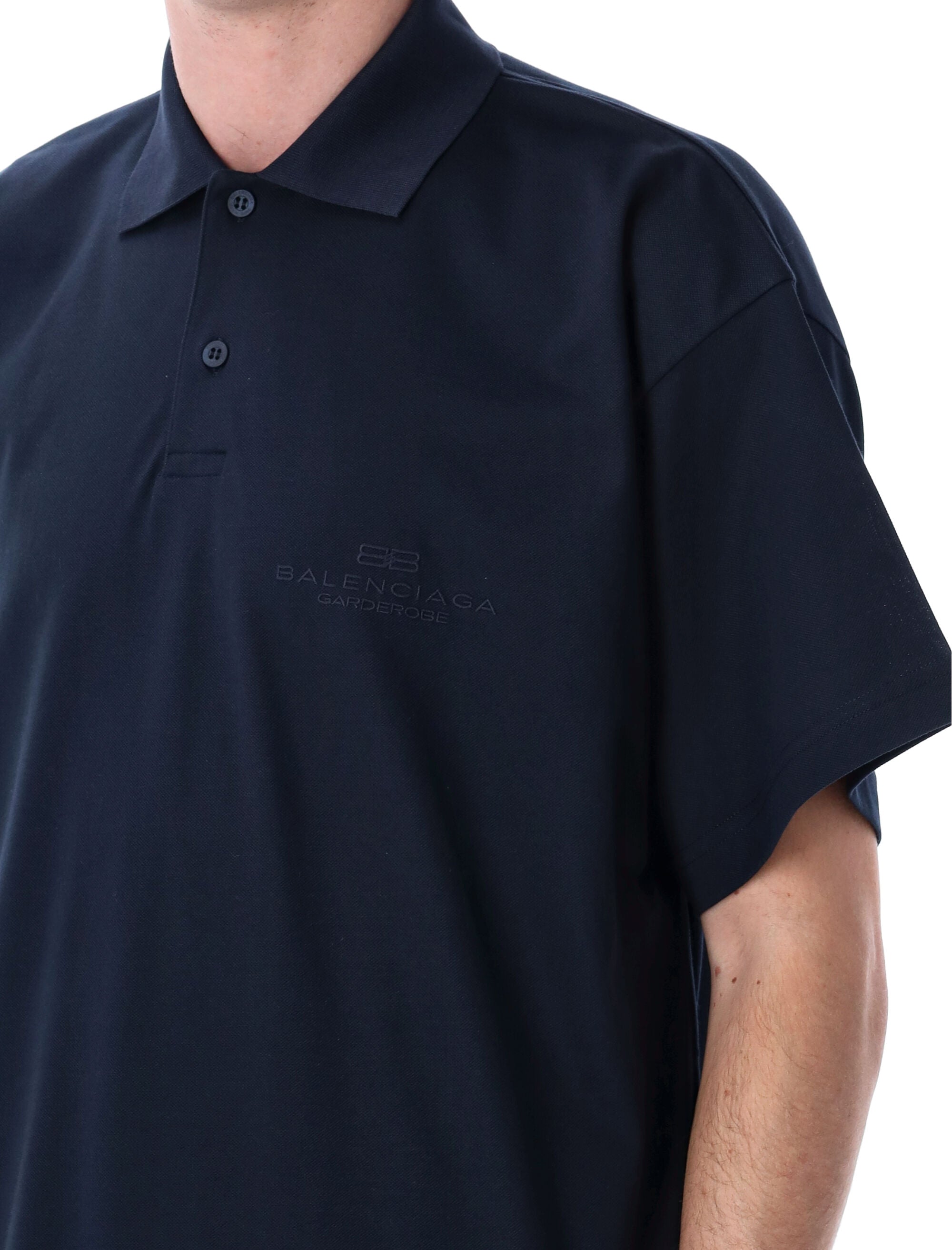 BALENCIAGA Intertwined Oversized Polo Shirt