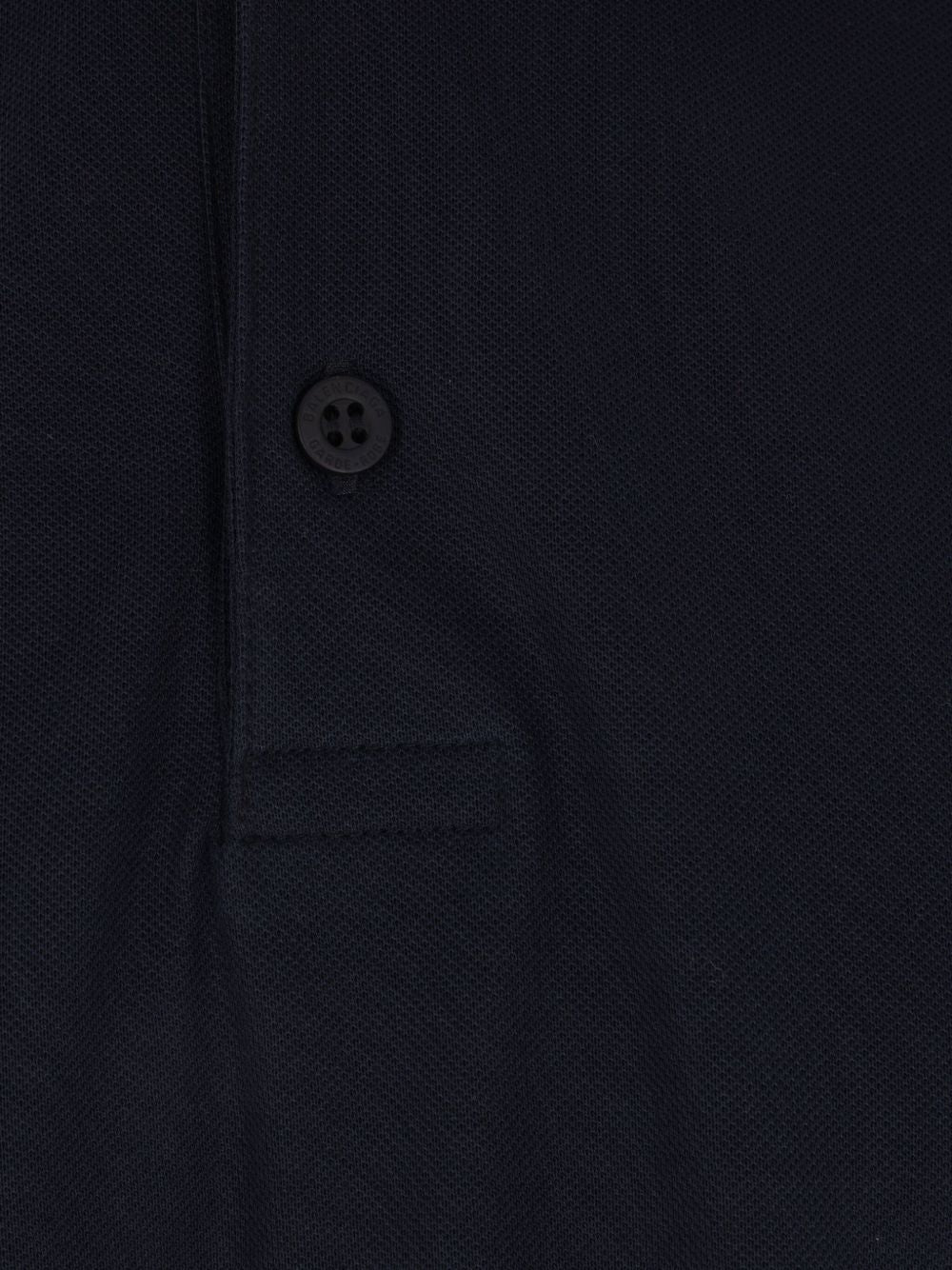 BALENCIAGA Intertwined Cotton Polo Shirt for Men