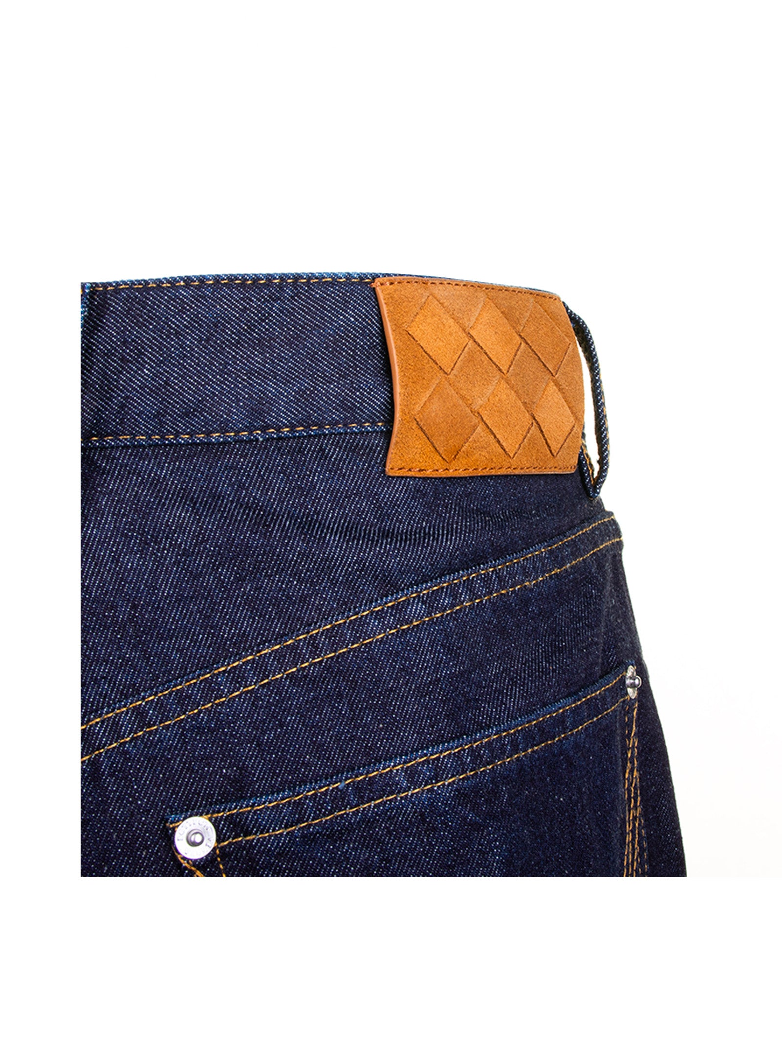 BOTTEGA VENETA Wide Fit Cotton Jeans - Size 40