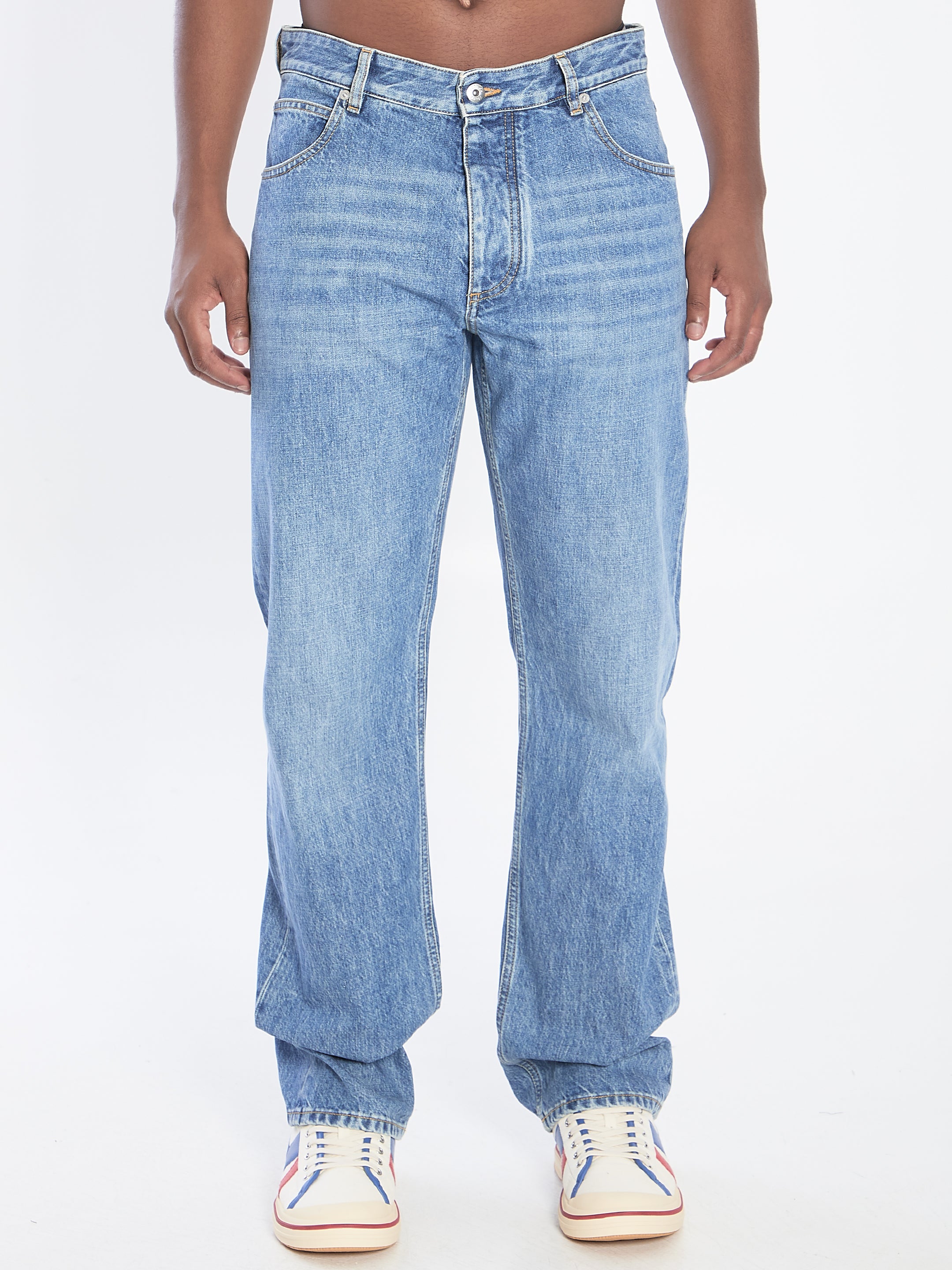 BOTTEGA VENETA Straight-Leg Jeans in Vintage Indigo Wash - Regular Fit