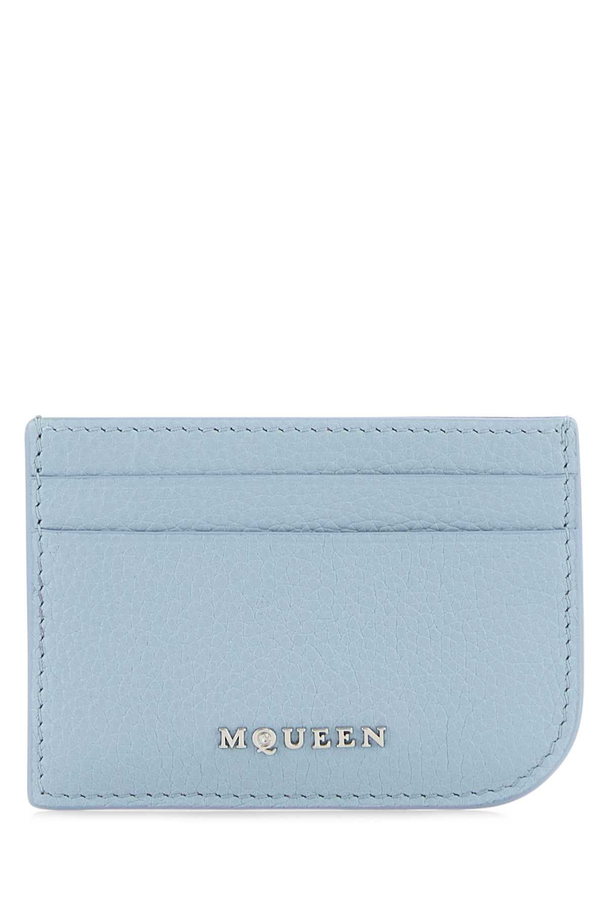 ALEXANDER MCQUEEN Sleek Leather Mini Card Holder