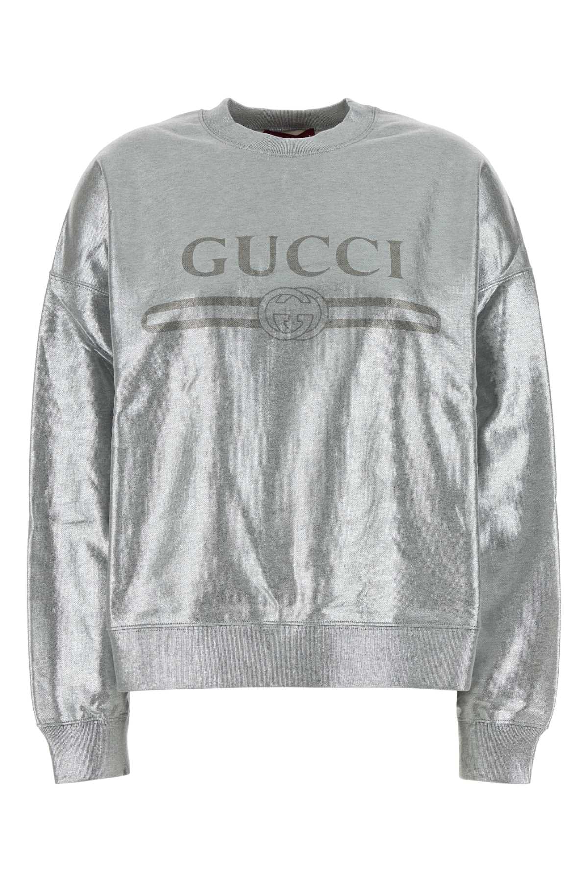 GUCCI Cotton Long Sleeve Sweatshirt - Women's Large