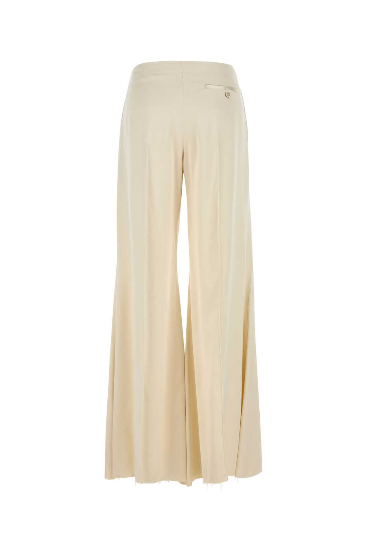 ALEXANDER MCQUEEN Wide-Leg Satin Trousers for Women
