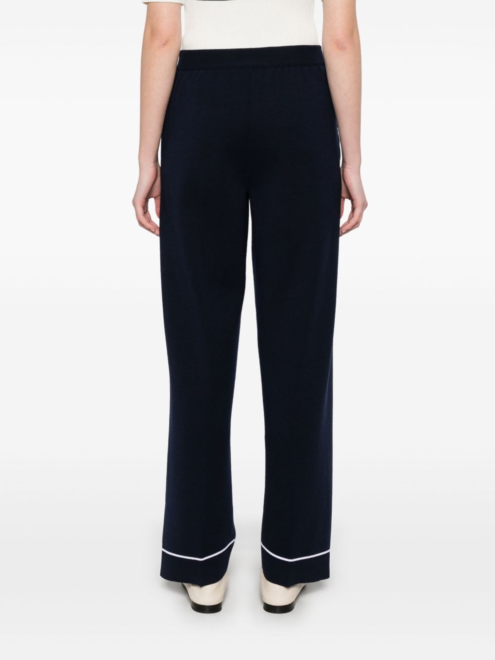 GUCCI Elasticated Waistband Wool Trousers for Women