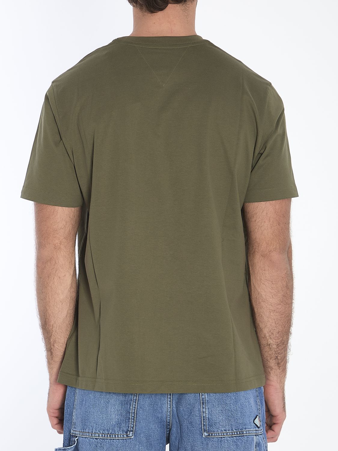 BOTTEGA VENETA Patch-Detail Light Cotton T-Shirt