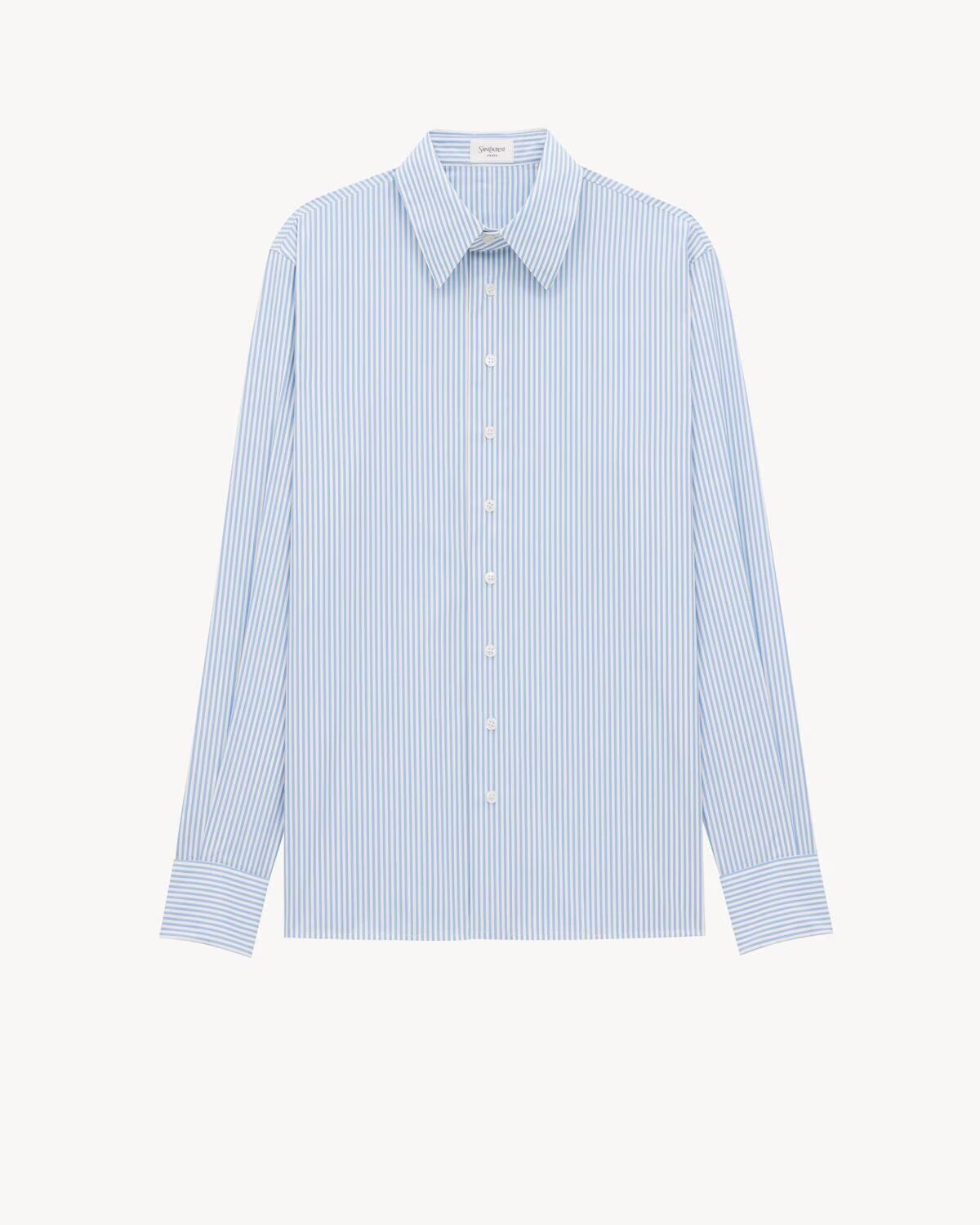 SAINT LAURENT Men's Stylish Relaxed Fit Shirt - SS25
