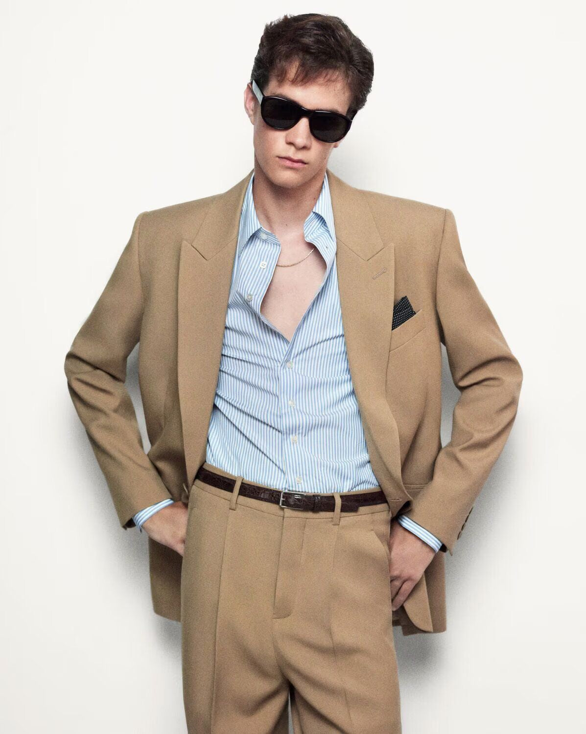 SAINT LAURENT Men's Stylish Relaxed Fit Shirt - SS25