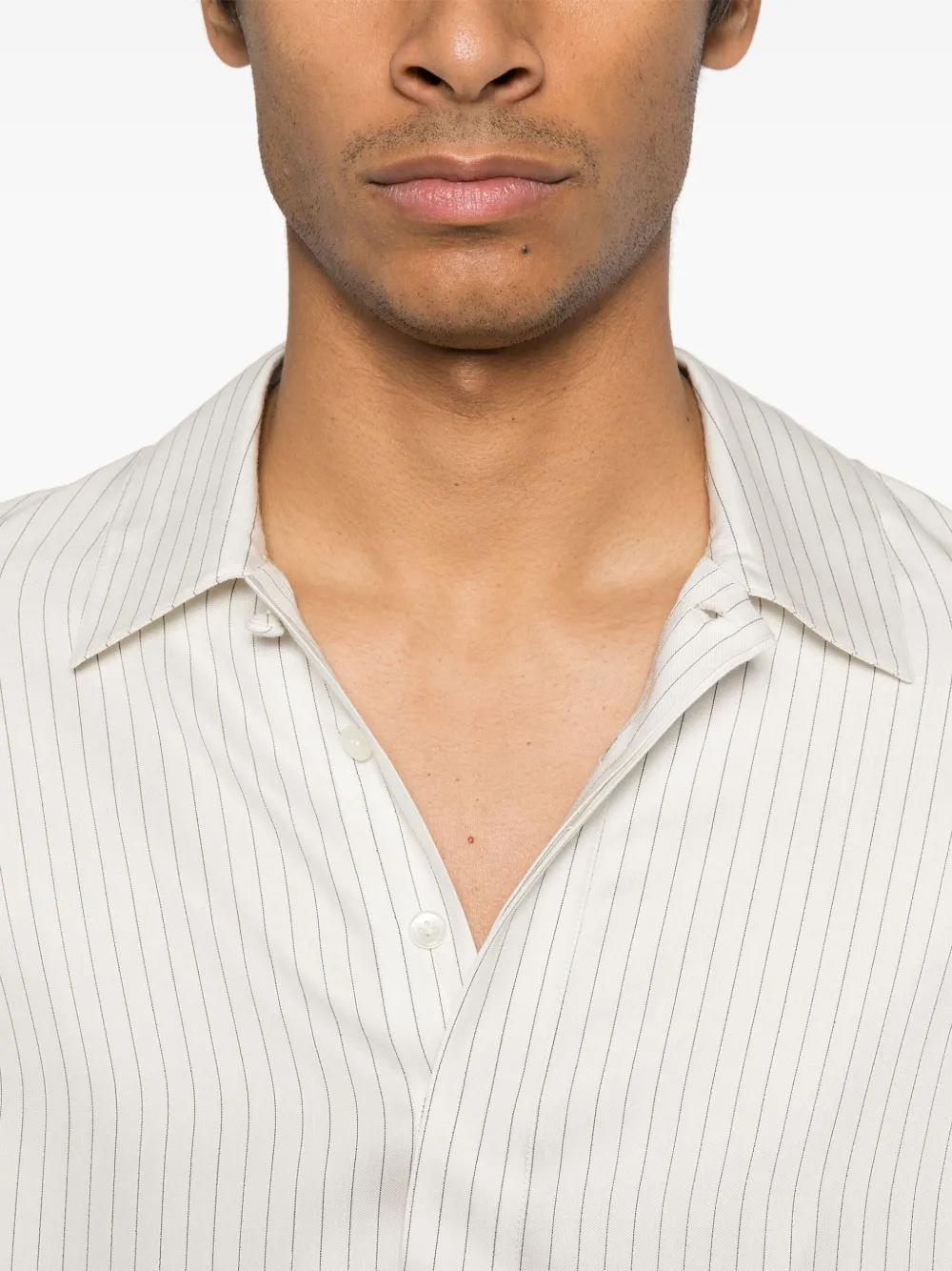 SAINT LAURENT Striped Tunic Shirt - Size 41