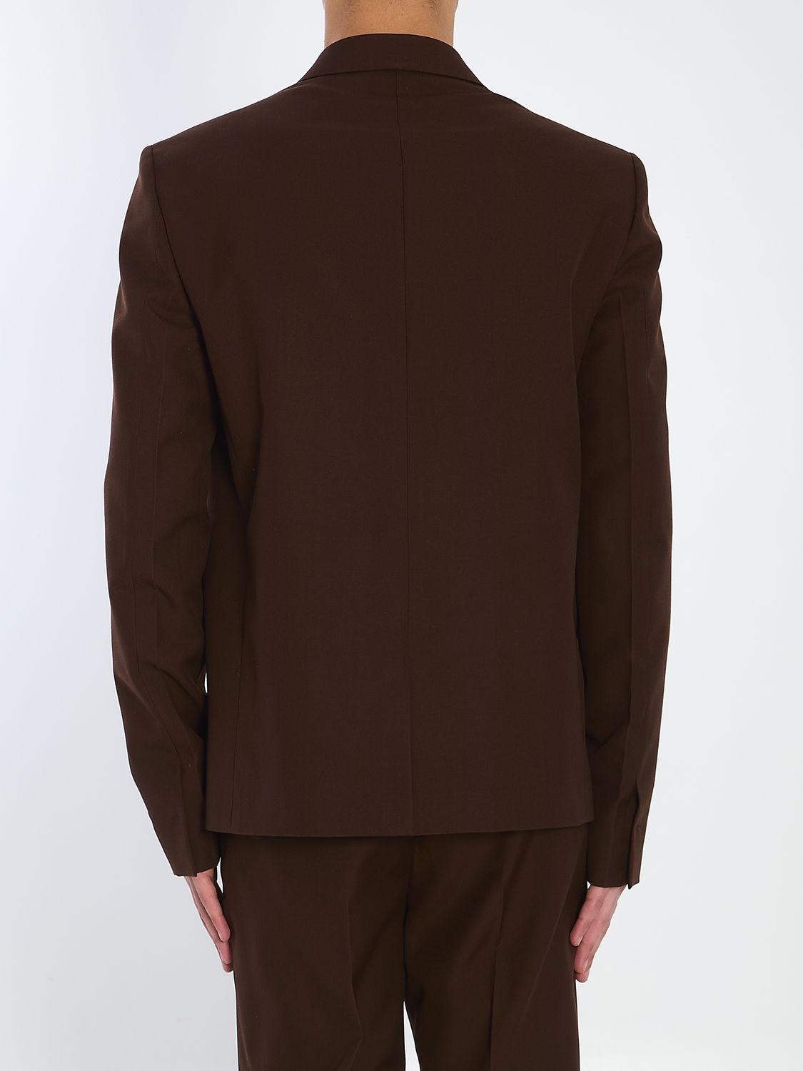 GUCCI Wool Twill Single-Breasted Jacket - Size 50