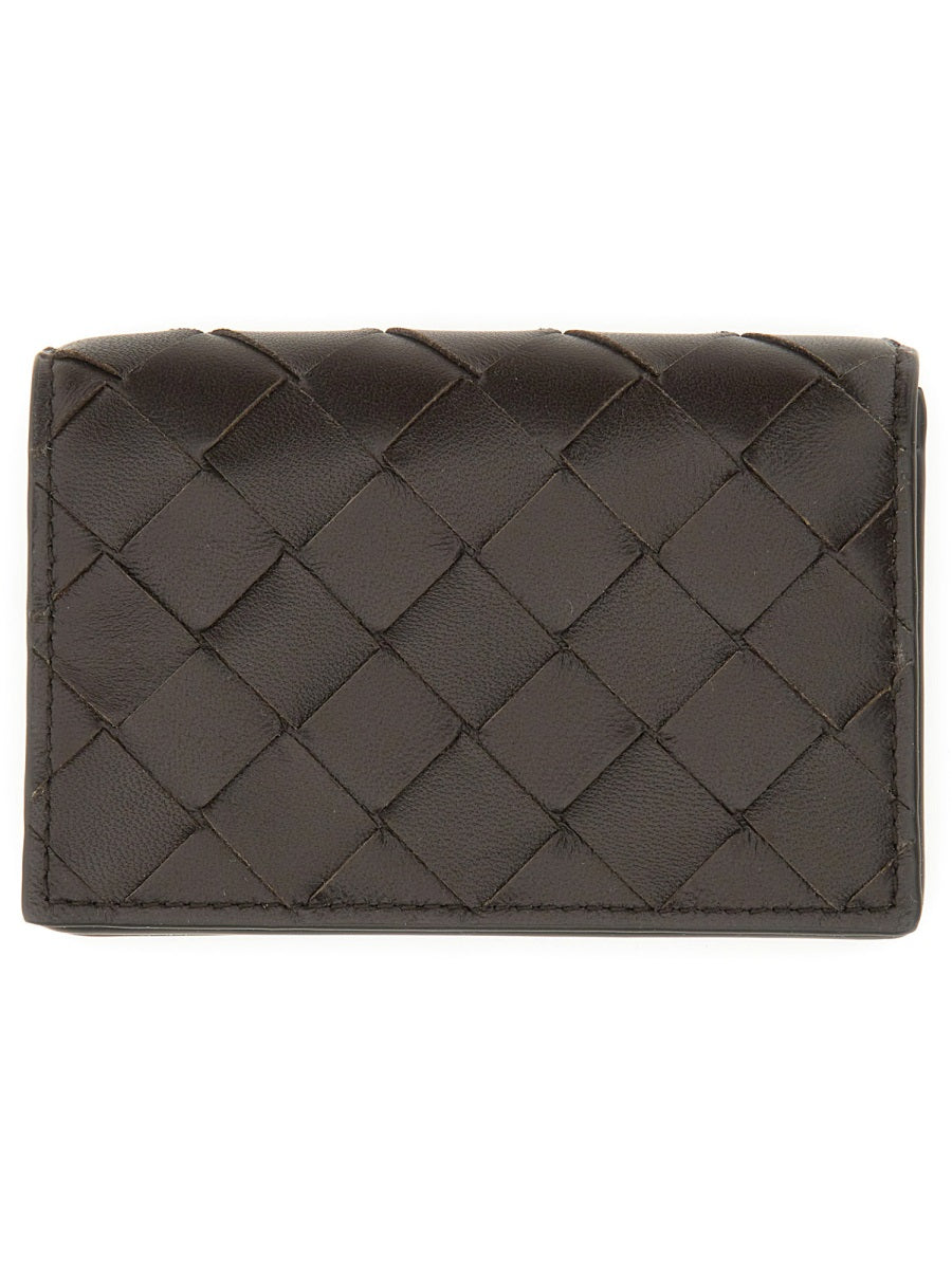 BOTTEGA VENETA Mini Woven Business Card Holder
