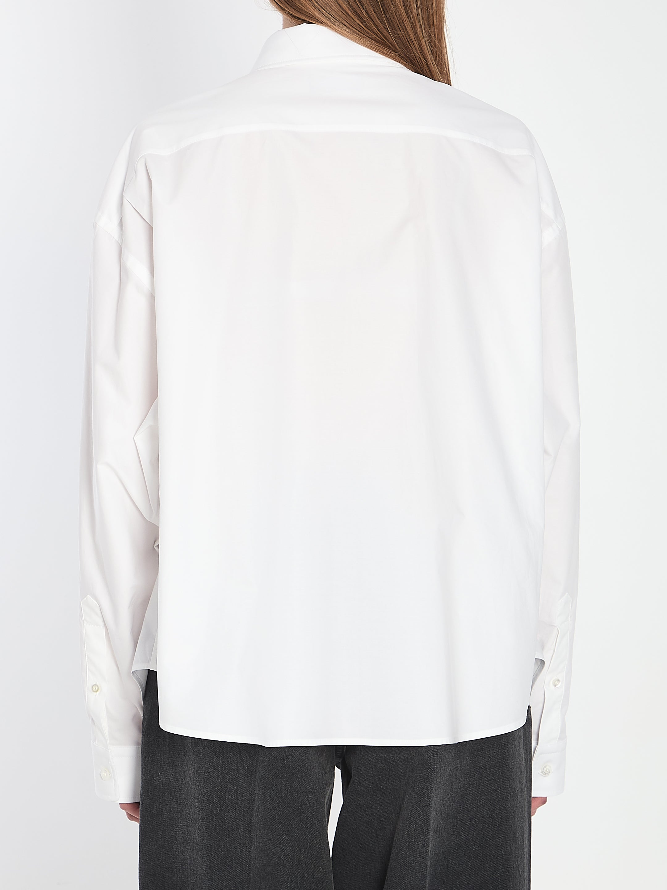 BALENCIAGA Chic Poplin Shirt - Size 38