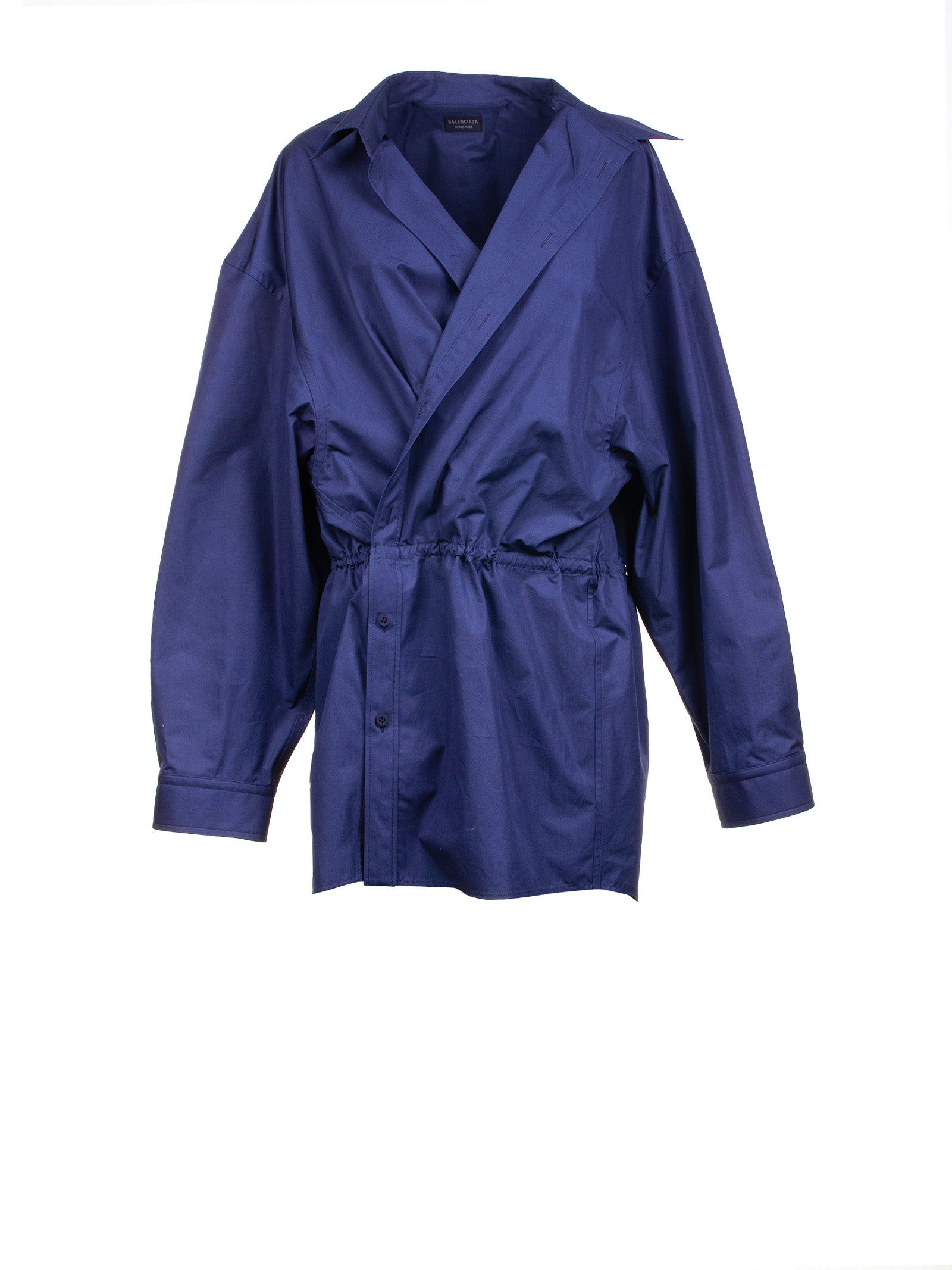 BALENCIAGA Mini Shirt Style Dress - Size 40